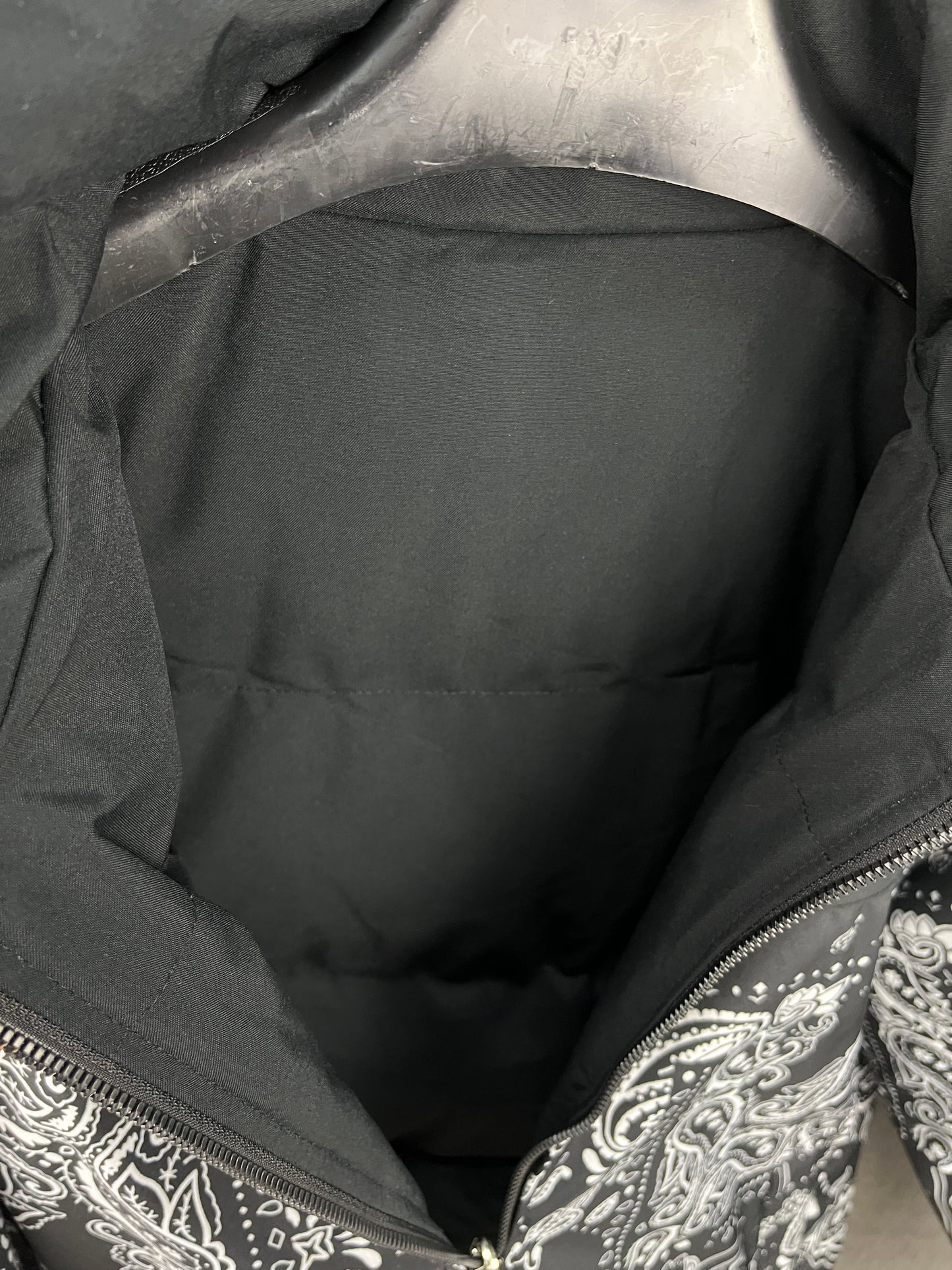 Paisley Reversible Black Puffer Jacket