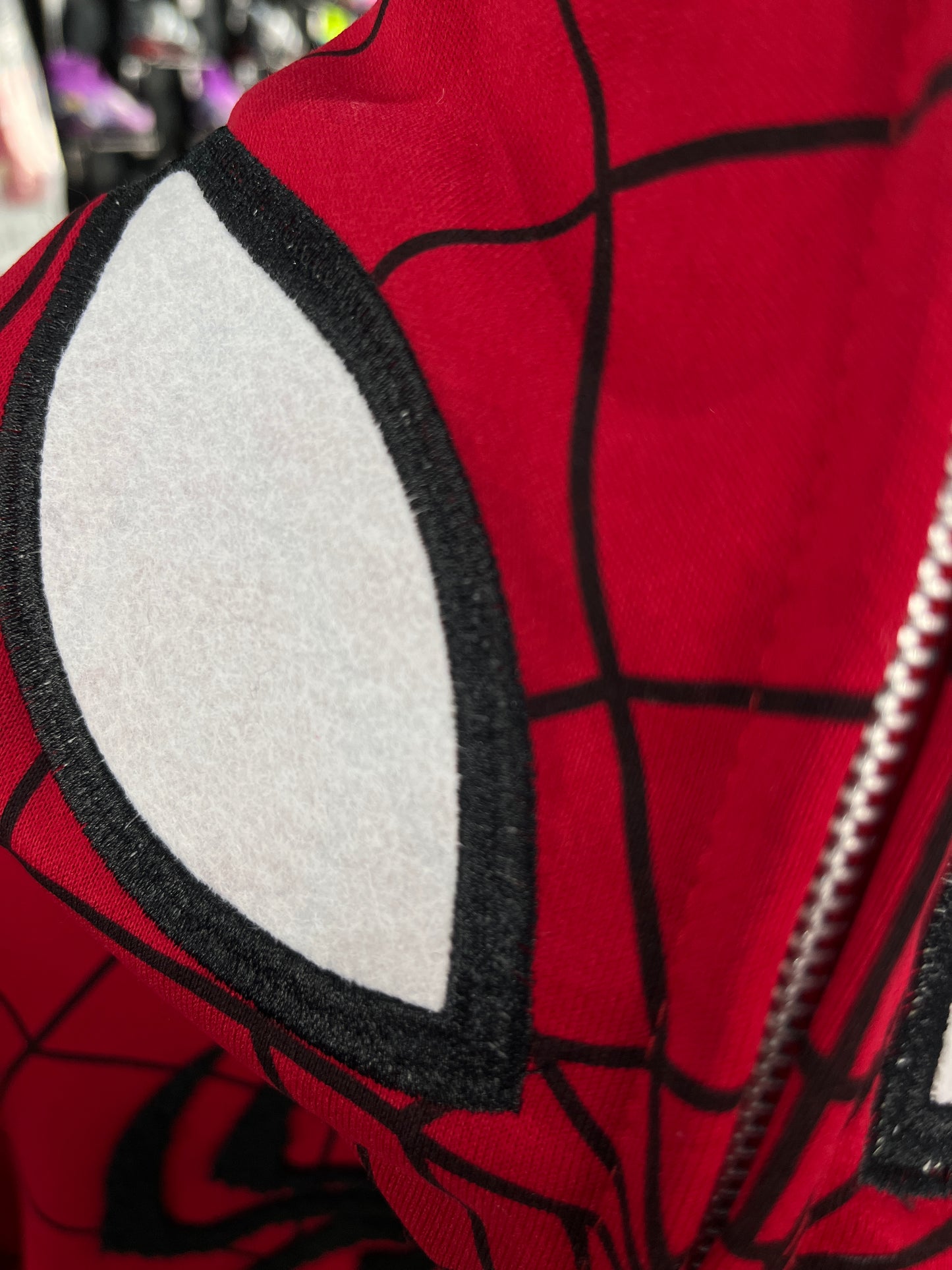 Spiderman Red Zip-up Hoodie
