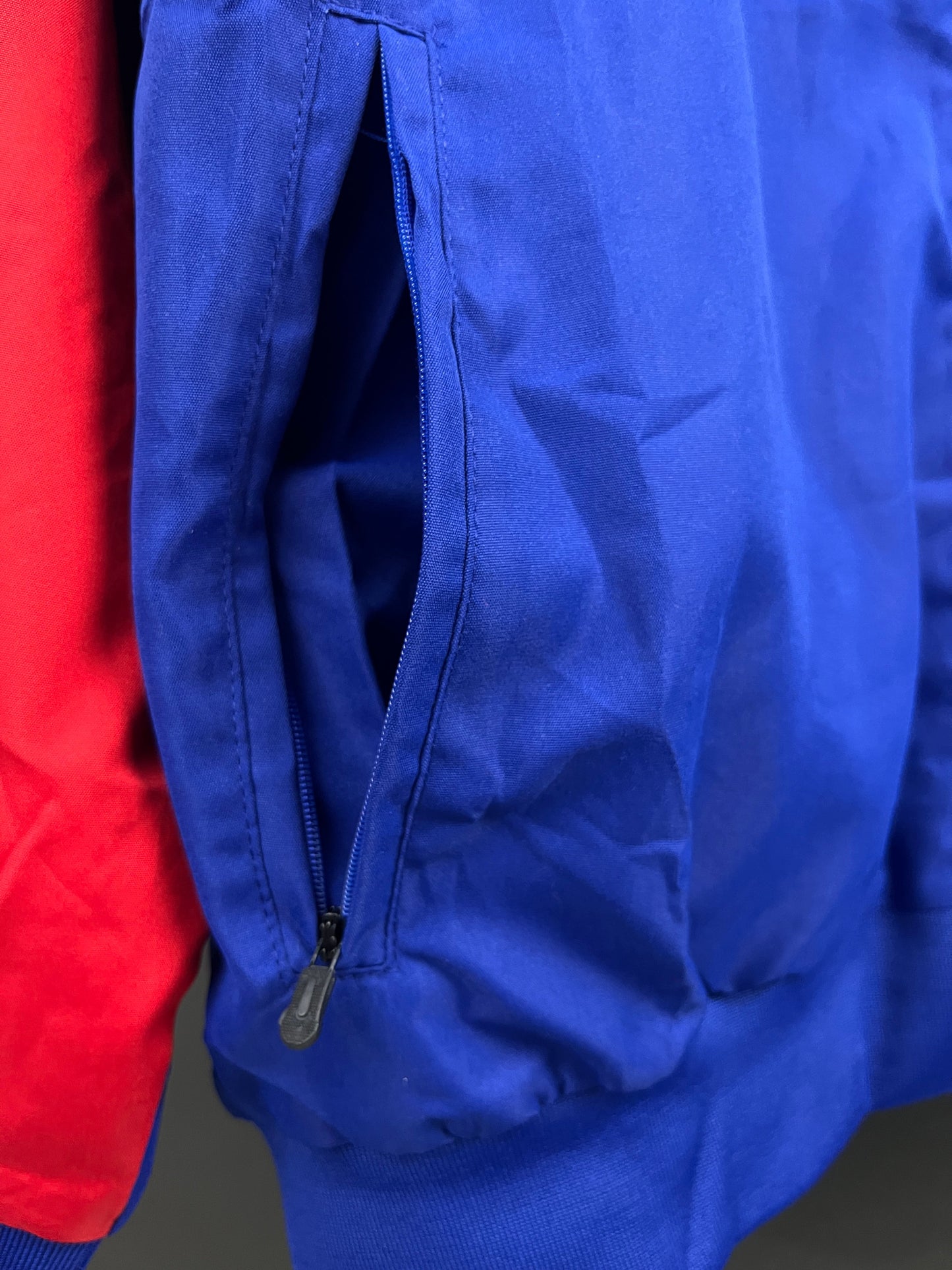 Barcelona Navy Blue Windbreaker Jacket