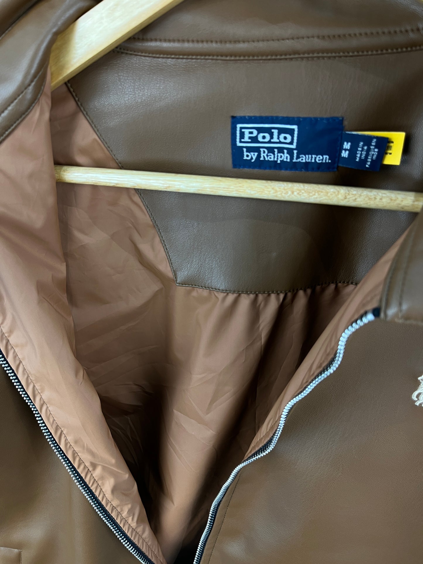 Polo Brown Leather Jacket