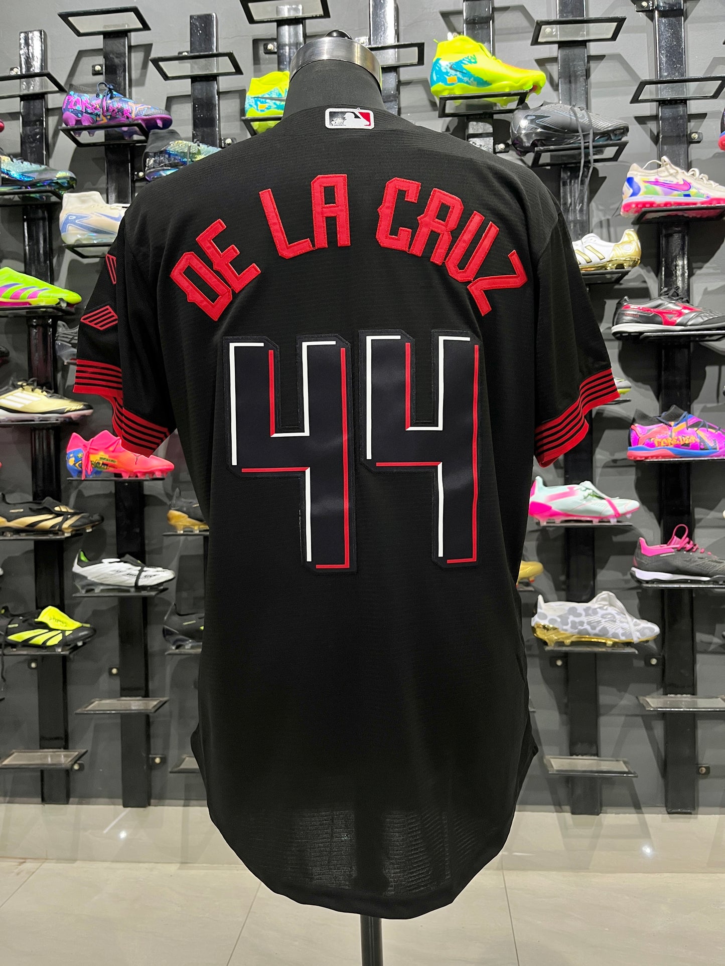 DE LA CRUZ 44 Black Cincinnati Reds MLB Jersey