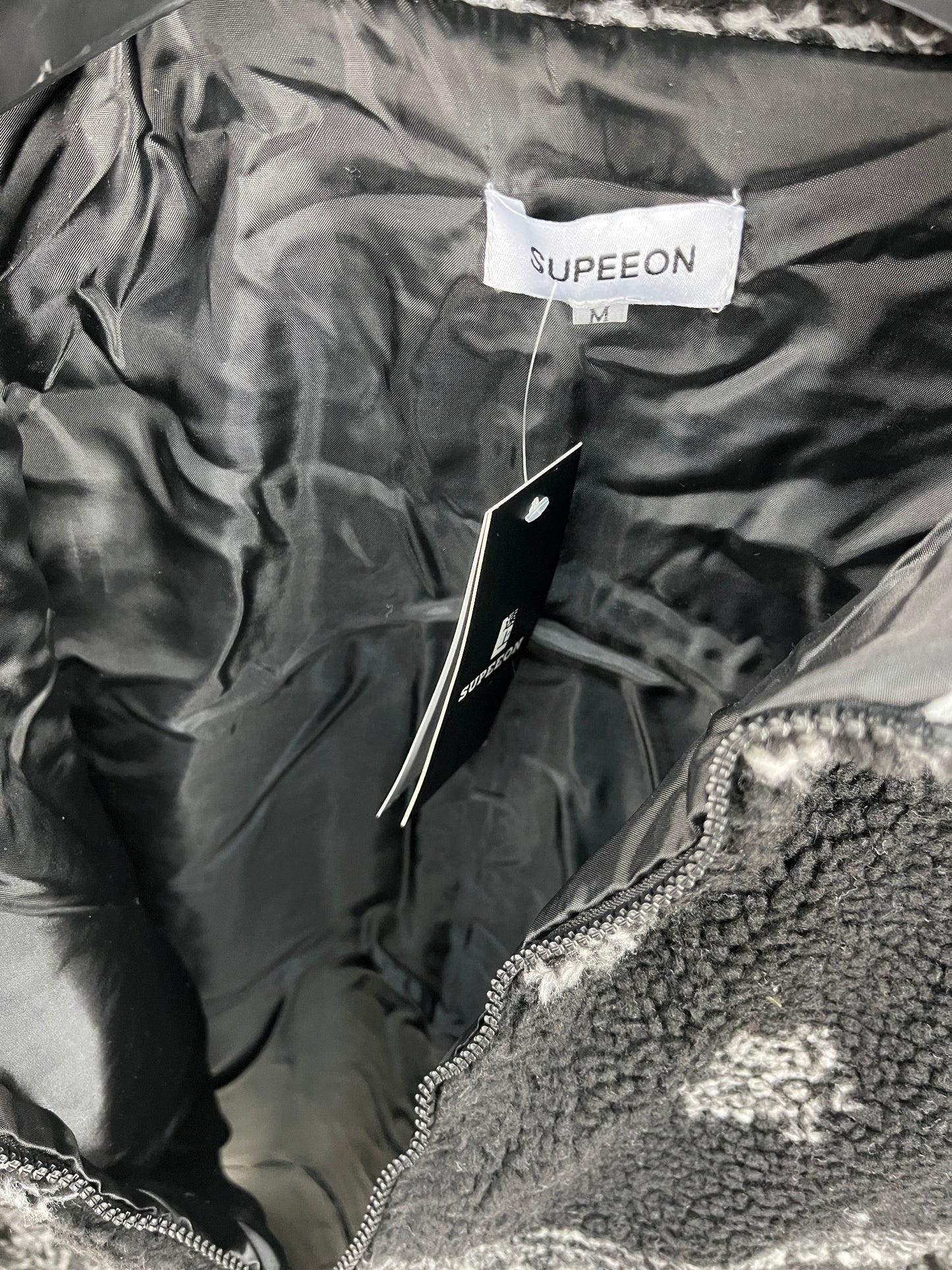 Paisley Black Fur Jacket