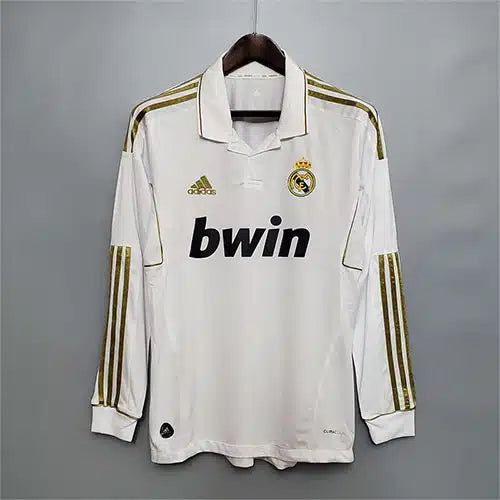 Real Madrid Home 2011-12 Retro Long Sleeves