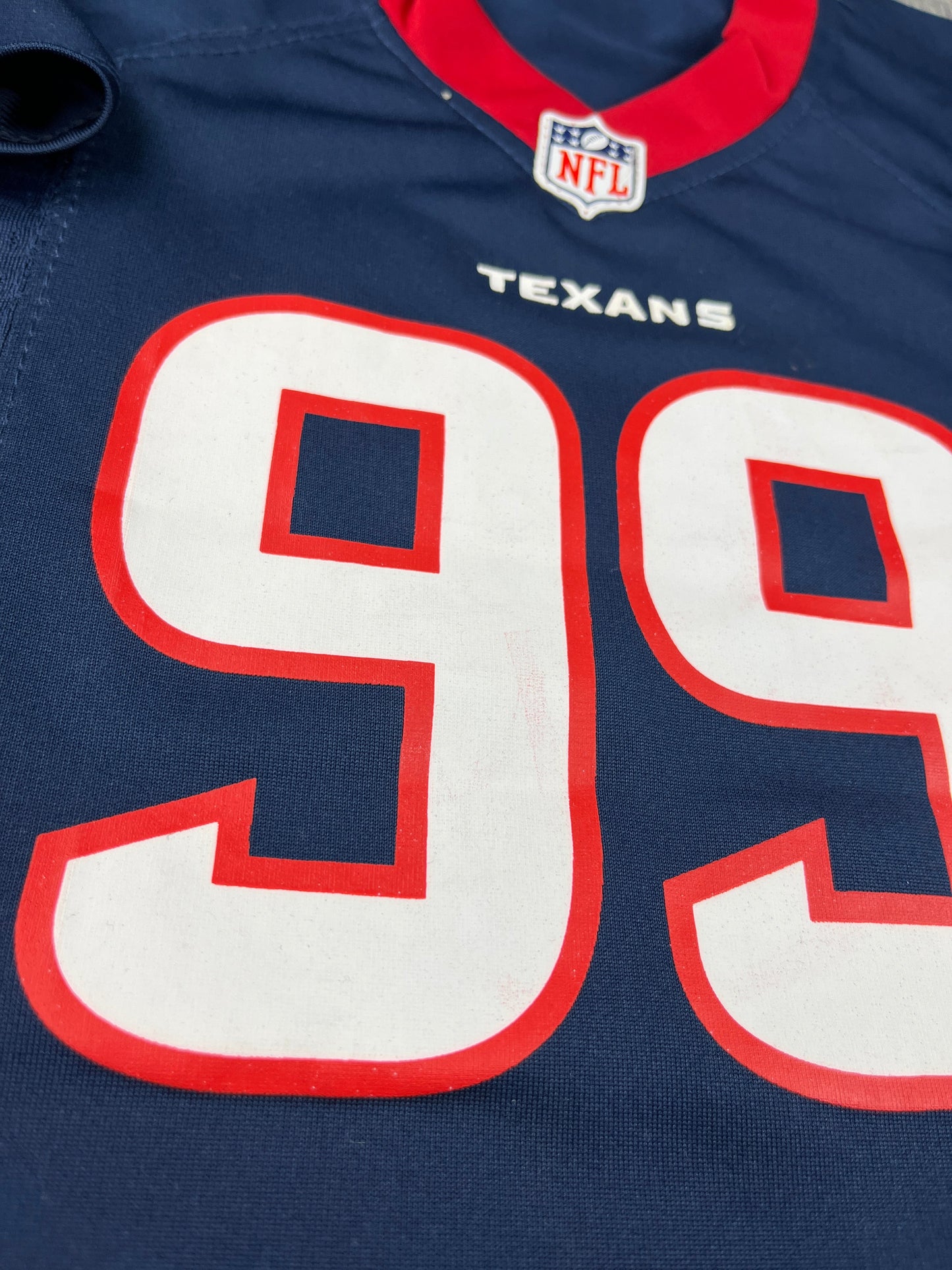 WATT 99 NAVY HOUSTON TEXANS NFL KIDS JERSEY