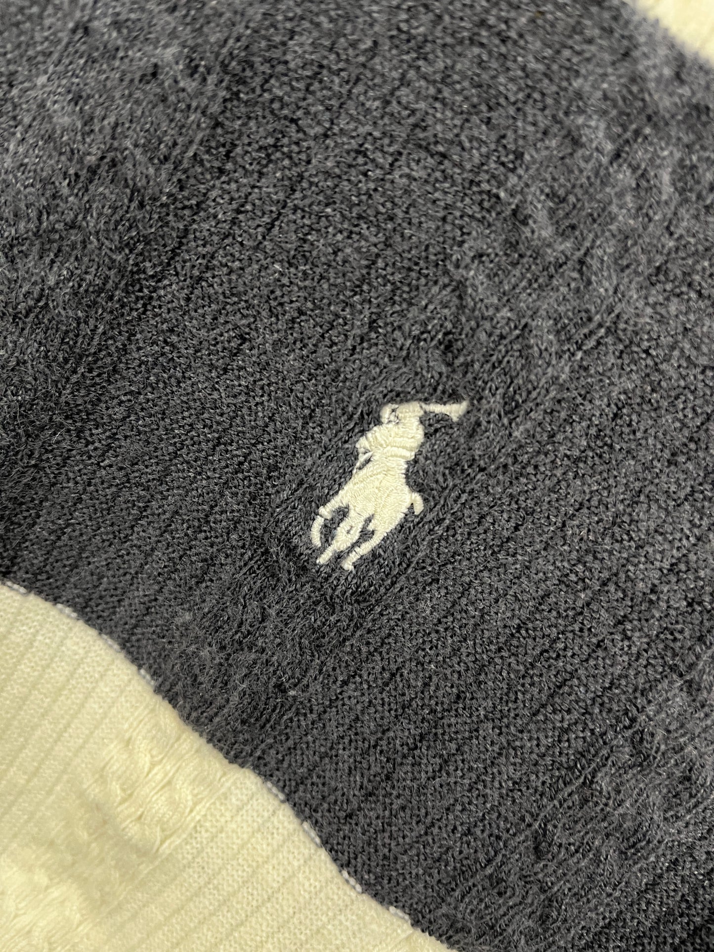 Ralph Lauren Soft Sweater Gray & White