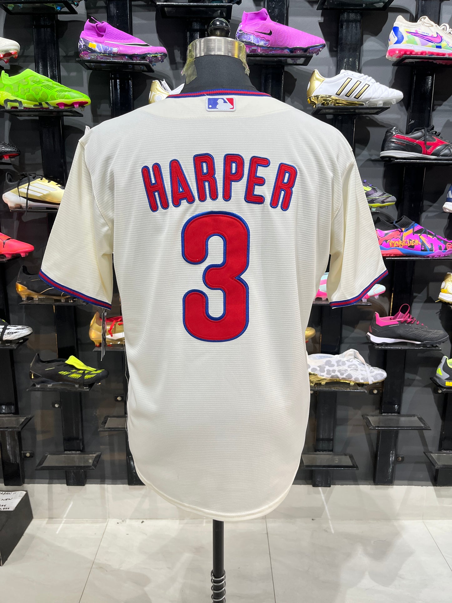 HARPER 3 Philadelphia Phillies Beige MLB Jersey