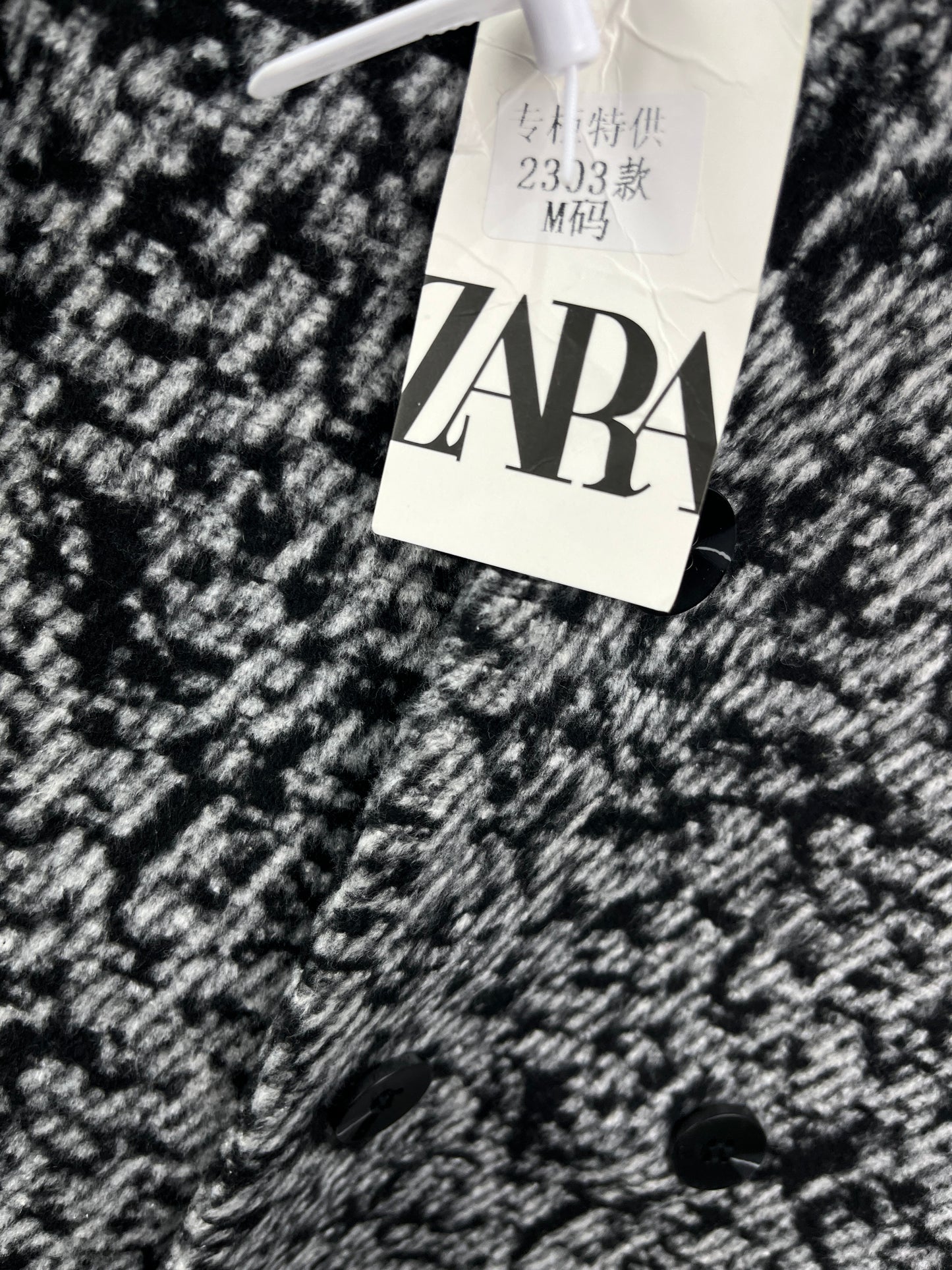 Zara Grey Woolen Coat