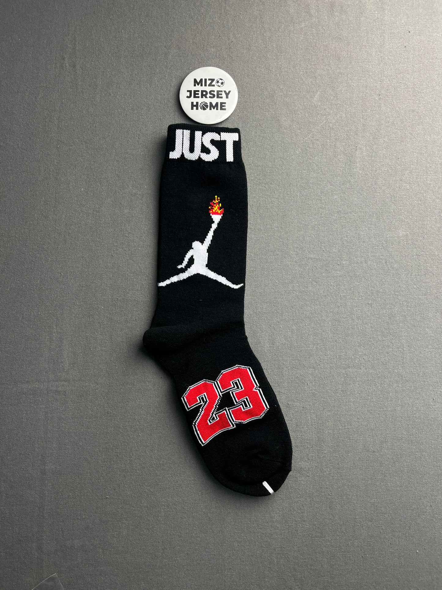 Just Do IT Black Crew Socks