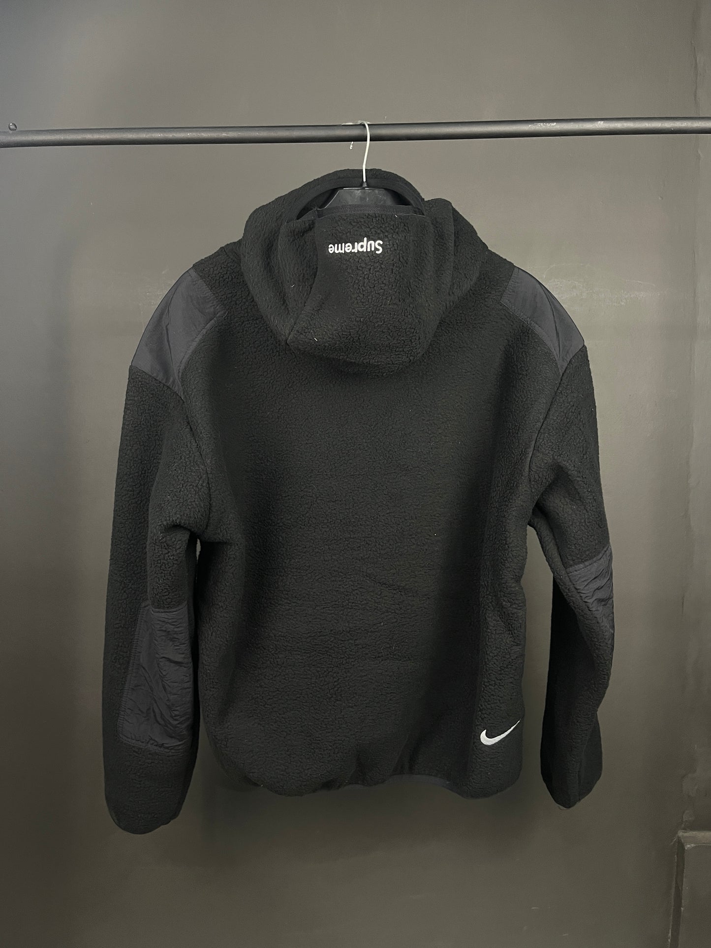 Supreme Fleece Black Jacket