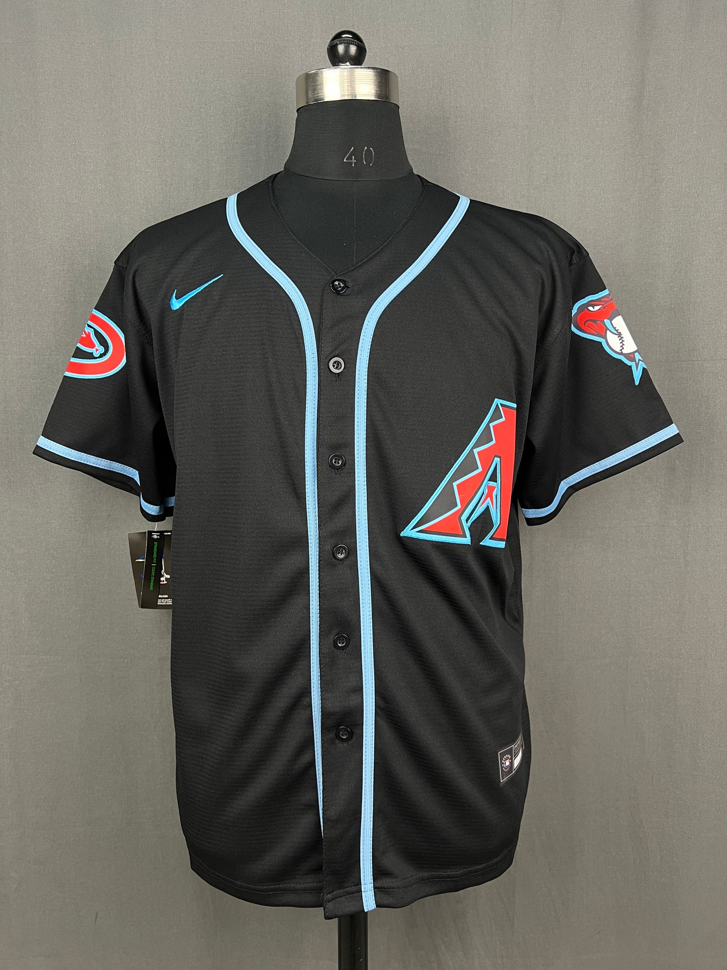 CARROLL 7 Black Arizona Diamondbacks MLB Jersey