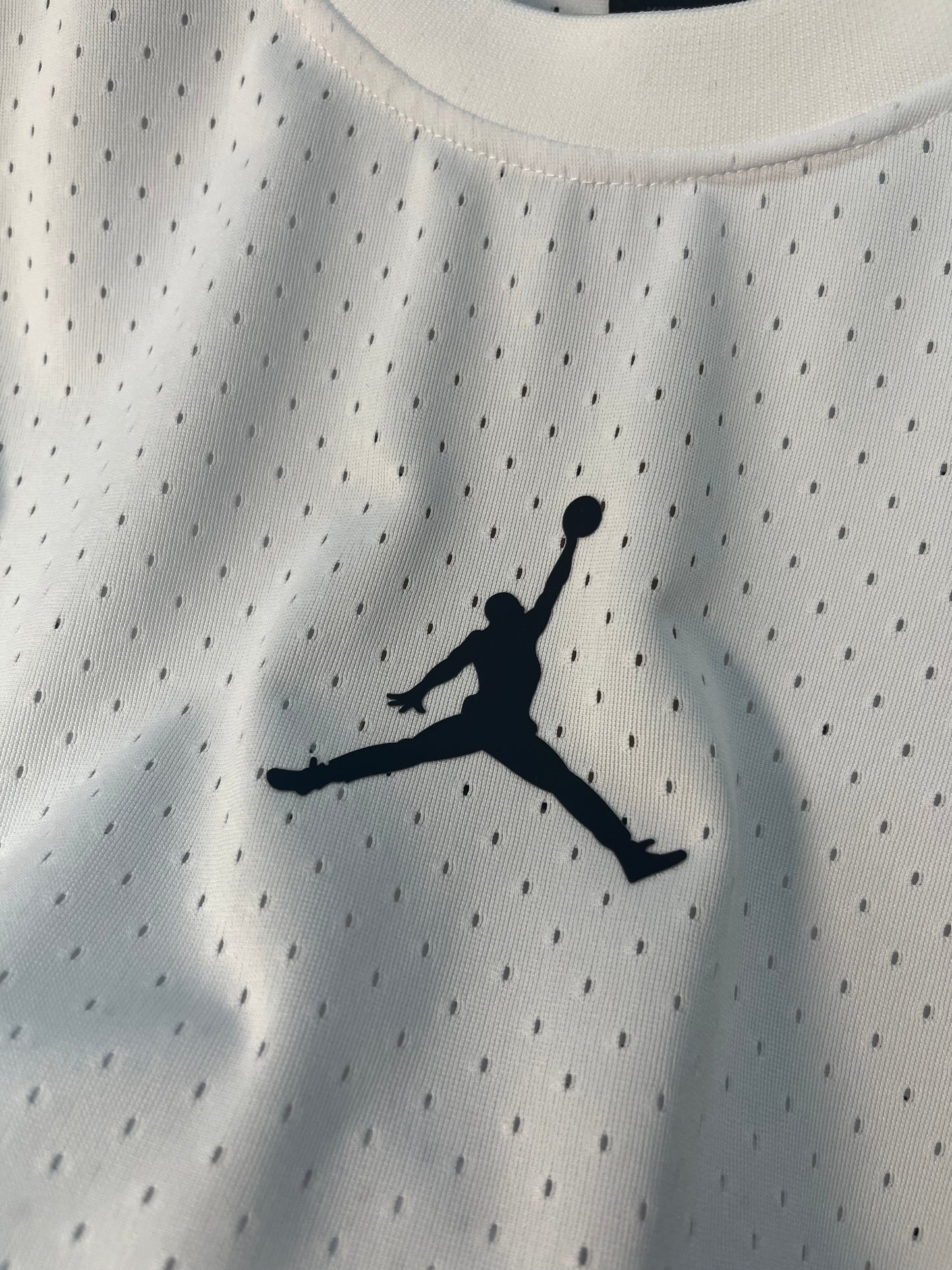 Jordan Dri-FIT White Sleeveless Shirt