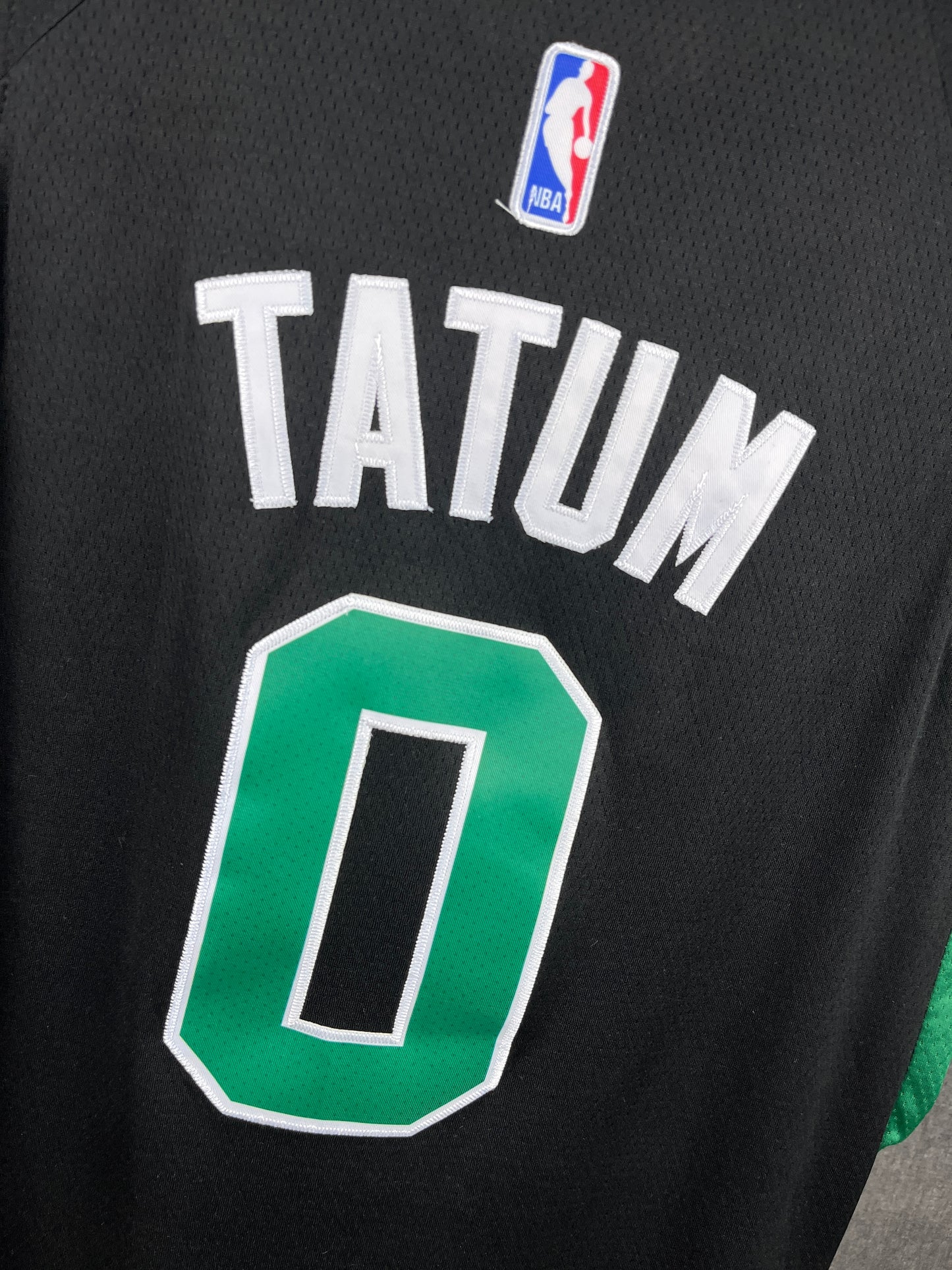 Tatum 0 Celtics Black NBA Jersey