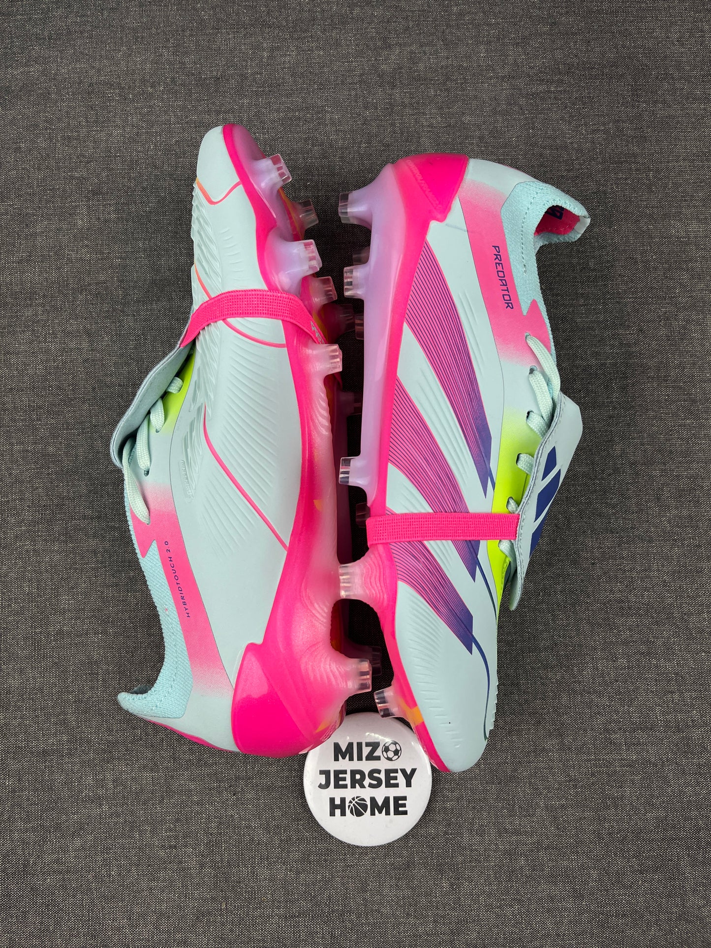 ADIDAS PREDATOR TONGUE Pink/White FG Football Shoes