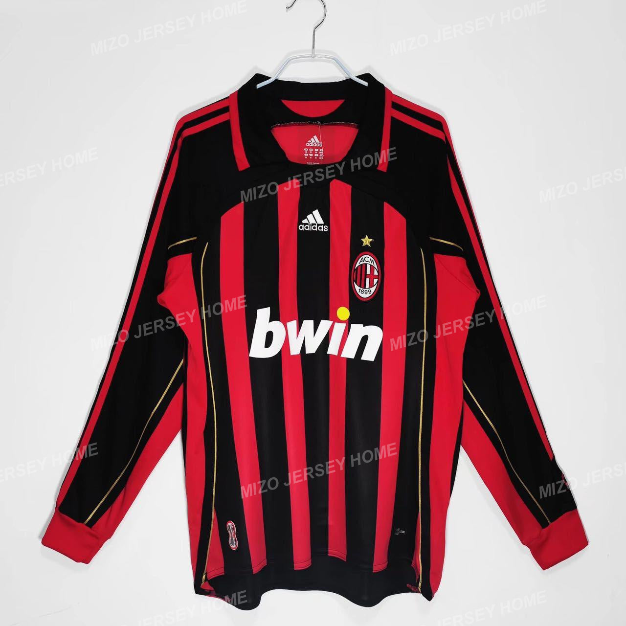 AC MILAN Retro 2006-2007 Long Sleeve Home Jersey