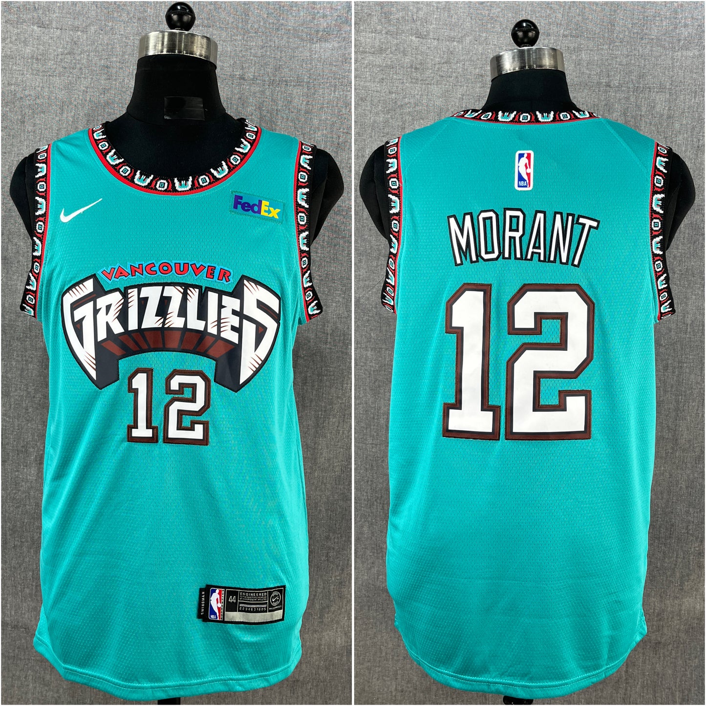 JA MORANT 12 Green Memphis Grizzlies NBA Jersey
