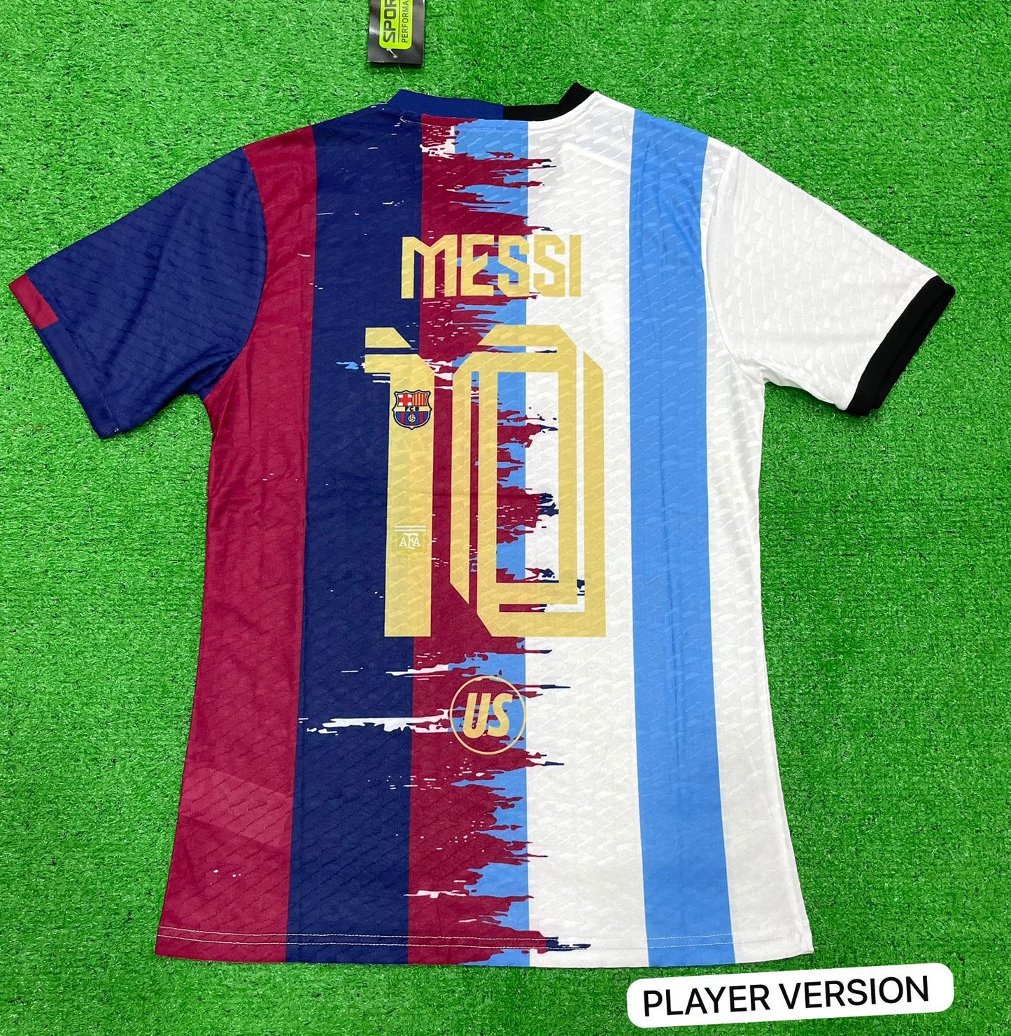 MESSI 10 - Barcelona X Argentina Jersey Player Version