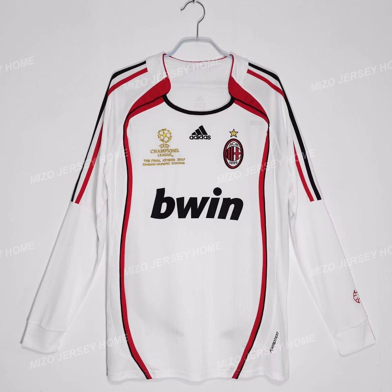 AC MILAN Long Sleeves Retro 2006-2007 Away Jersey