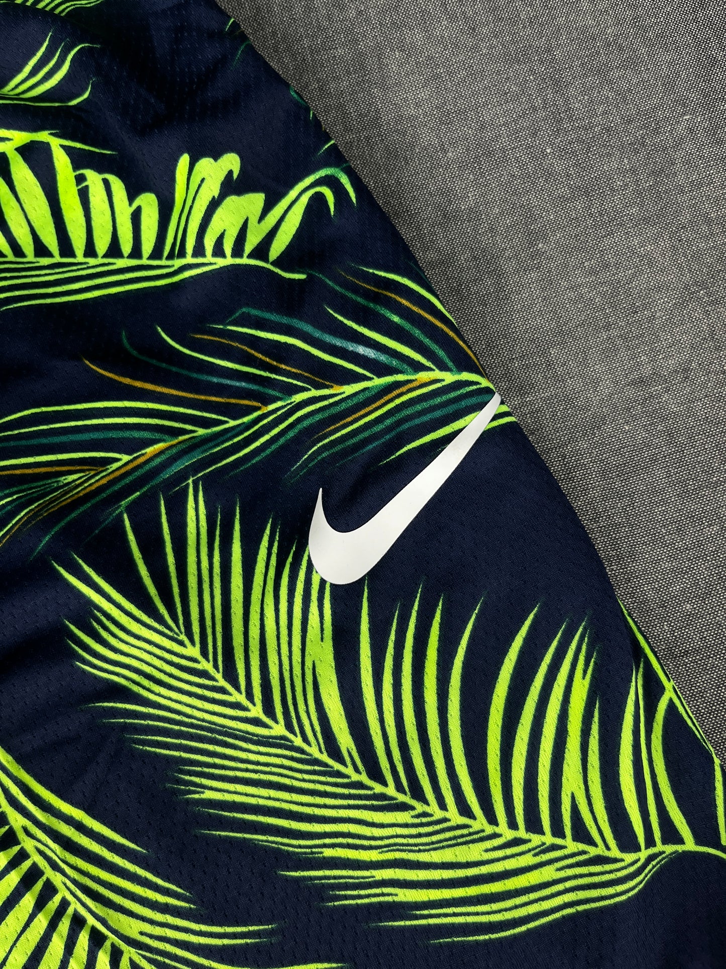 NIKE 'Floral' Green Shorts