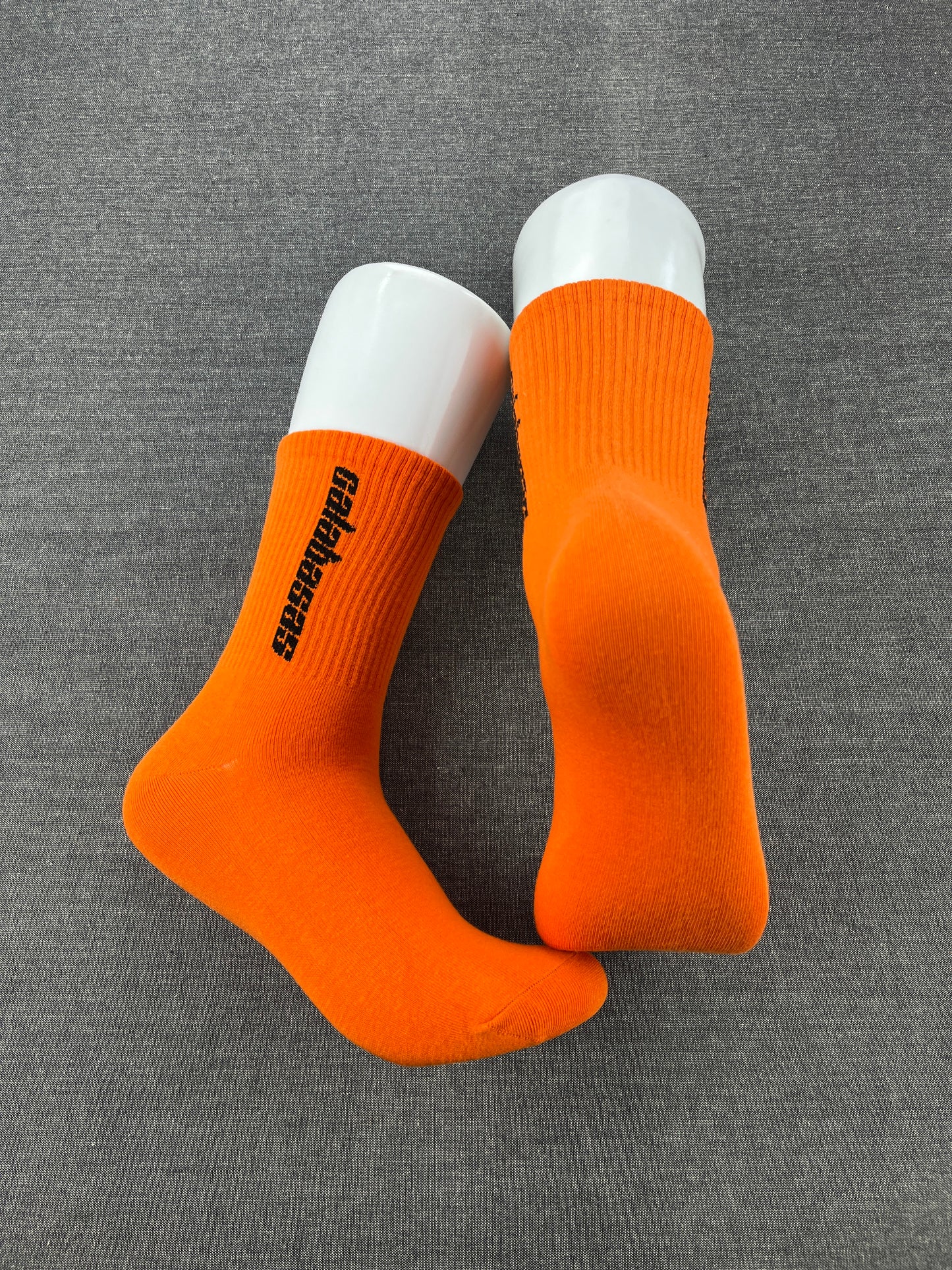 Yeezy CALABASAS Orange Crew Socks