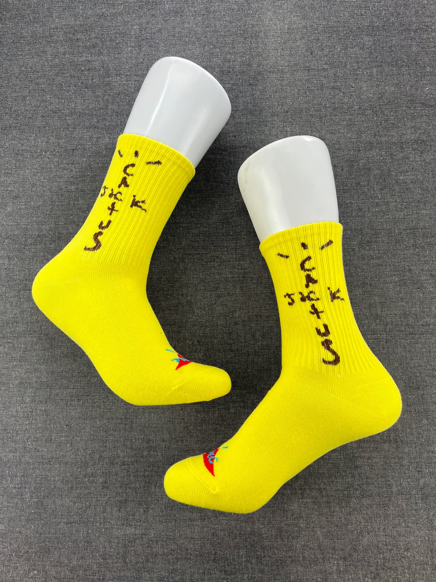 CACTUS JACK Yellow Crew Socks