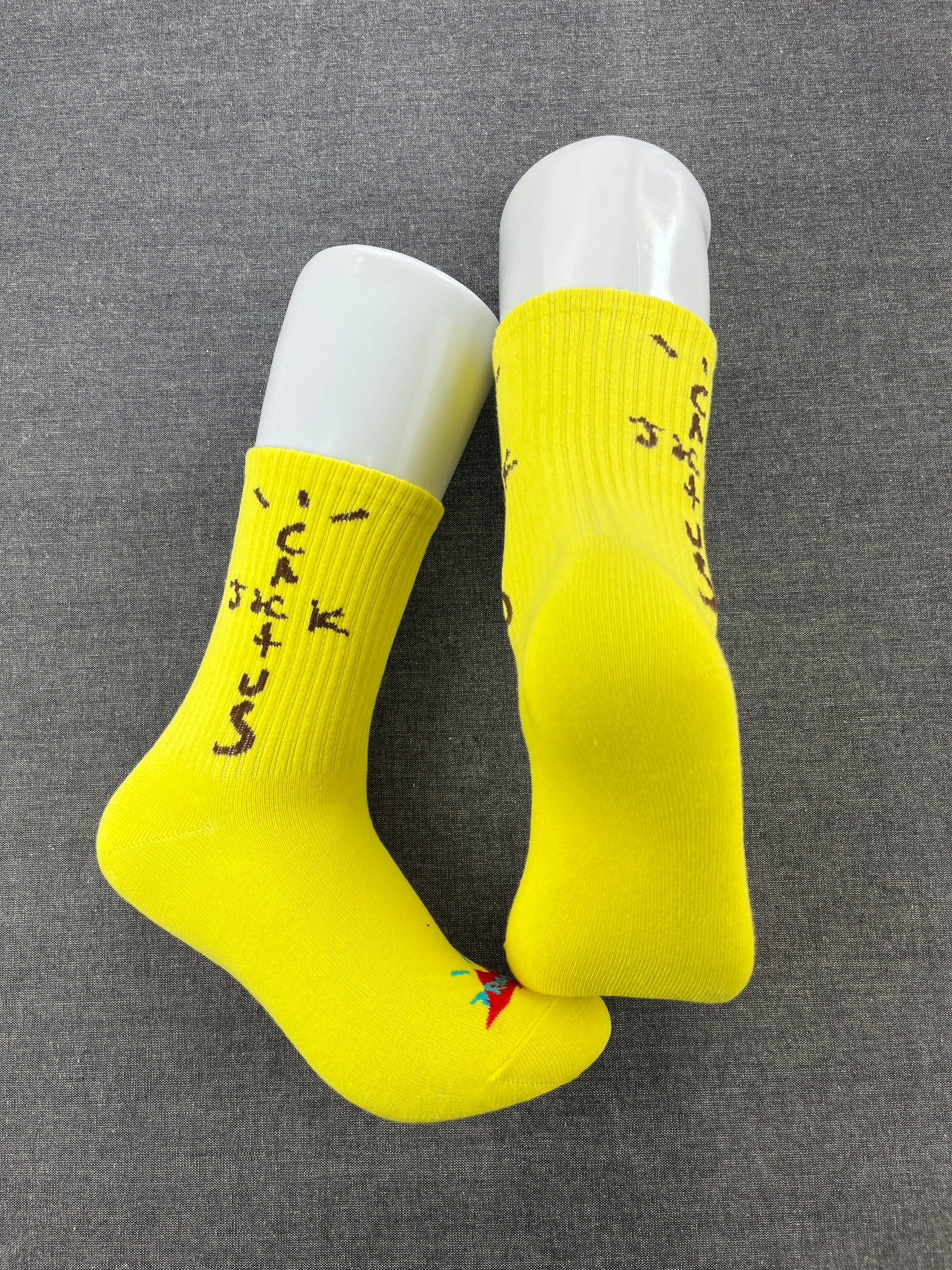 CACTUS JACK Yellow Crew Socks