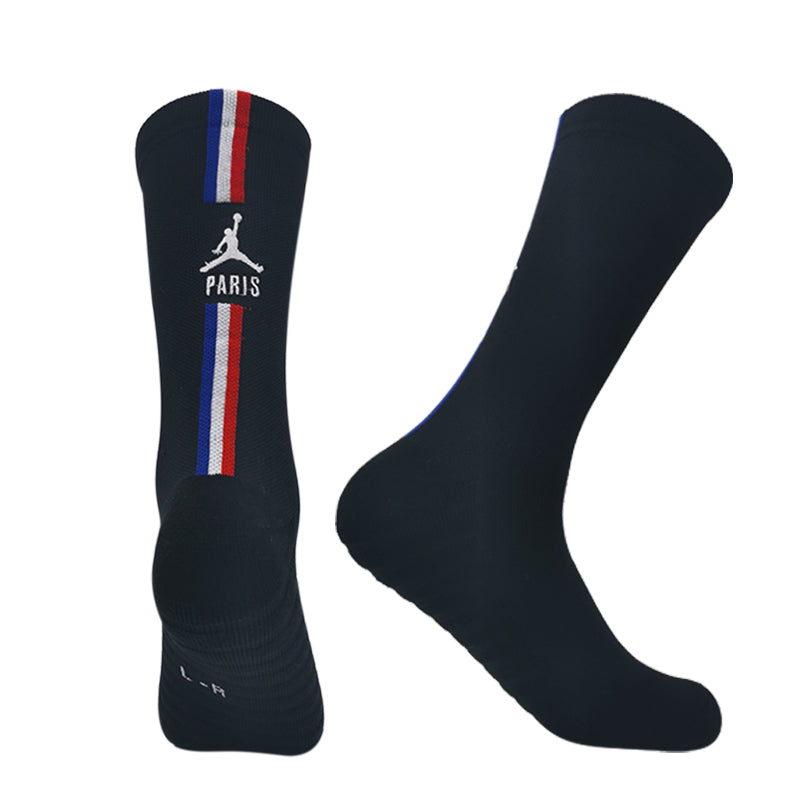 Jordan Paris Black Crew Socks