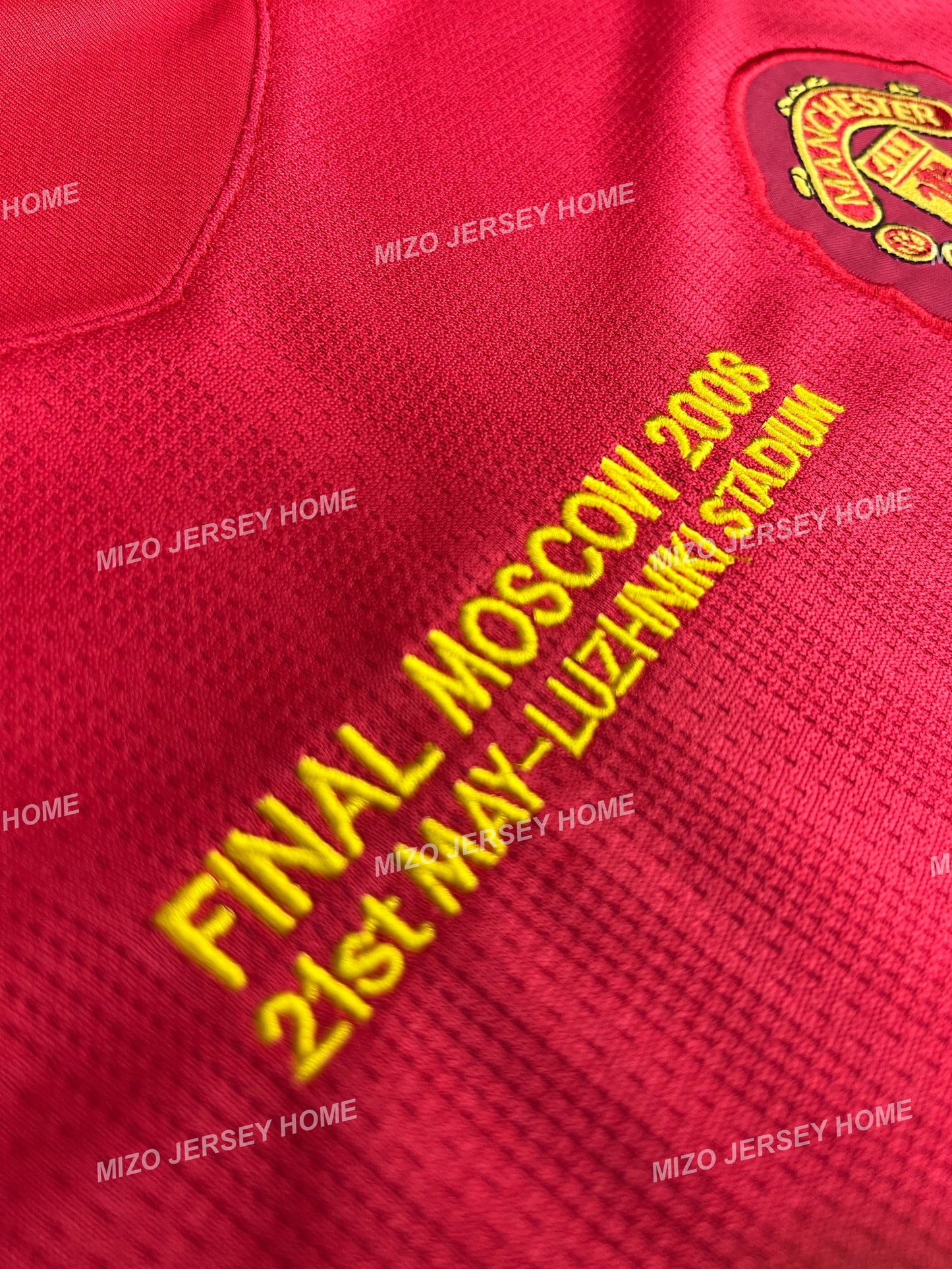 MANCHESTER UNITED HOME 2008 UEFA CHAMPIONS LEAGUE FINAL | RETRO JERSEY