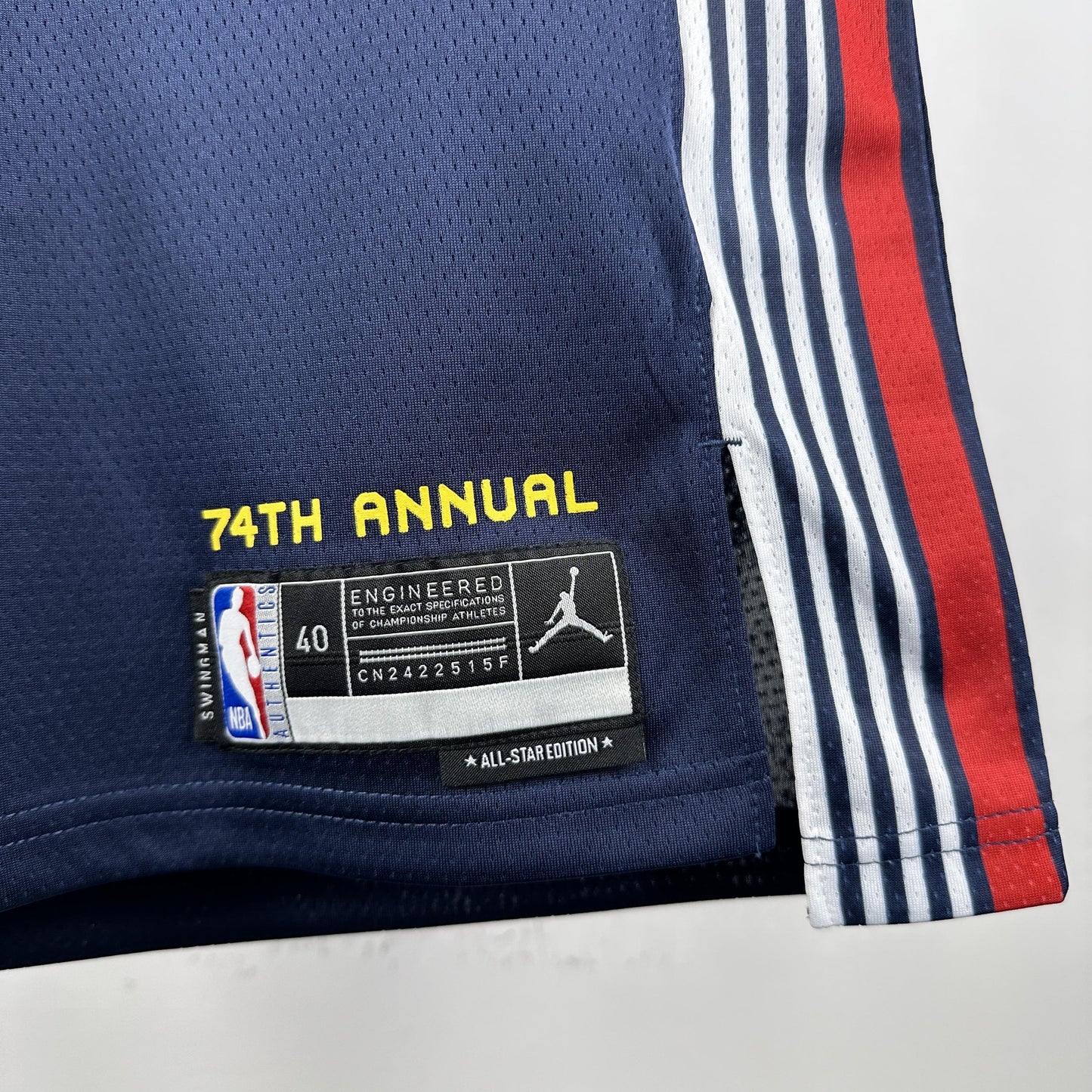 EDWARDS 5 Dark Blue All Star Heat Pressed Edition NBA Jersey