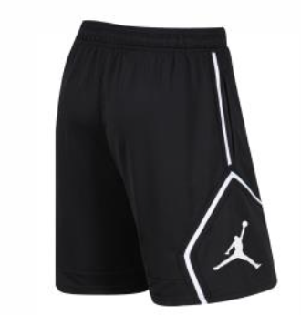 JORDAN Diamond Black Shorts
