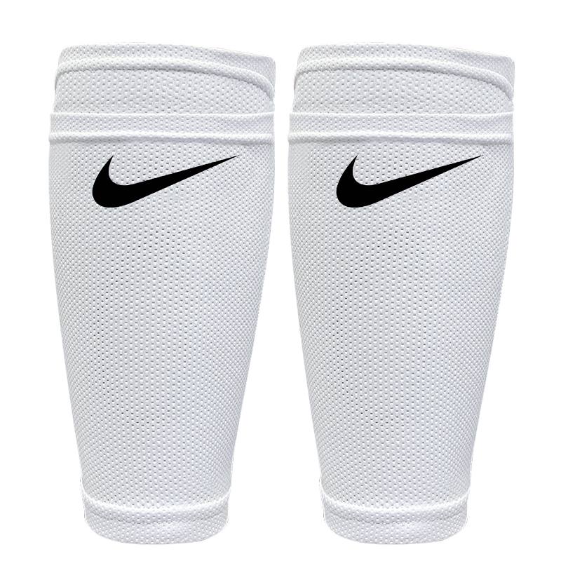 NIKE White Shin Guard Holder Sleeves/Socks