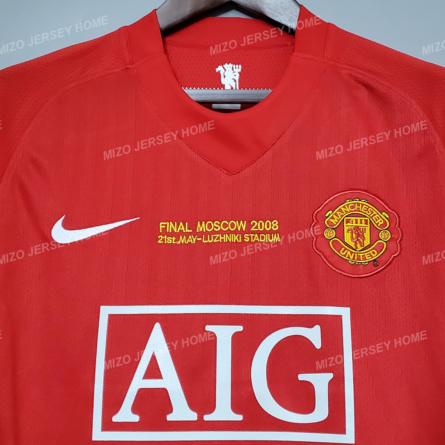 MANCHESTER UNITED Retro 2007-2008 Home Jersey Champions League Final Edition