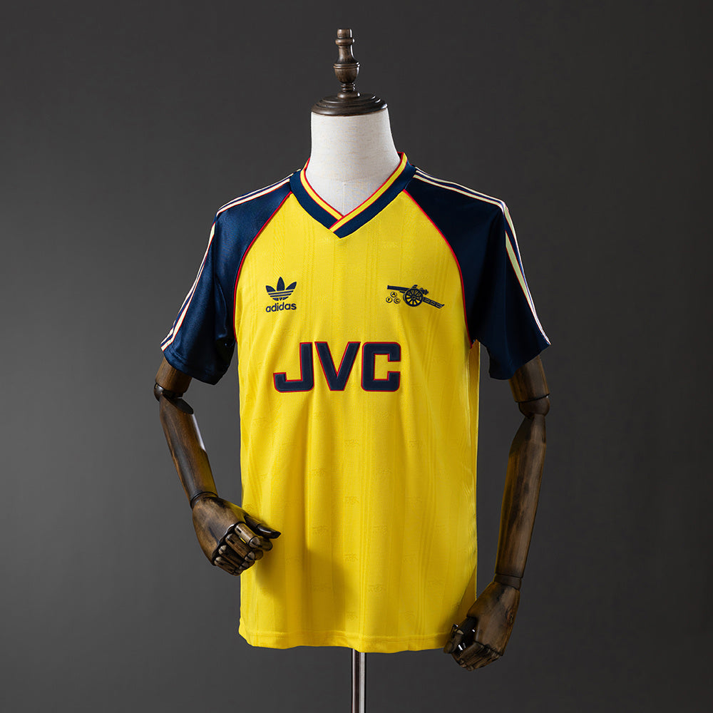 Arsenal Jvc 1988/89 Away Retro Jersey – Retro Football Shirt