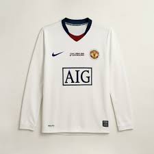 Manchester United 2009 Final Roma Long Sleeves Retro Jersey