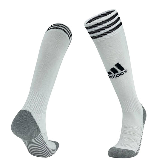 Adidas White Knee High Football Socks