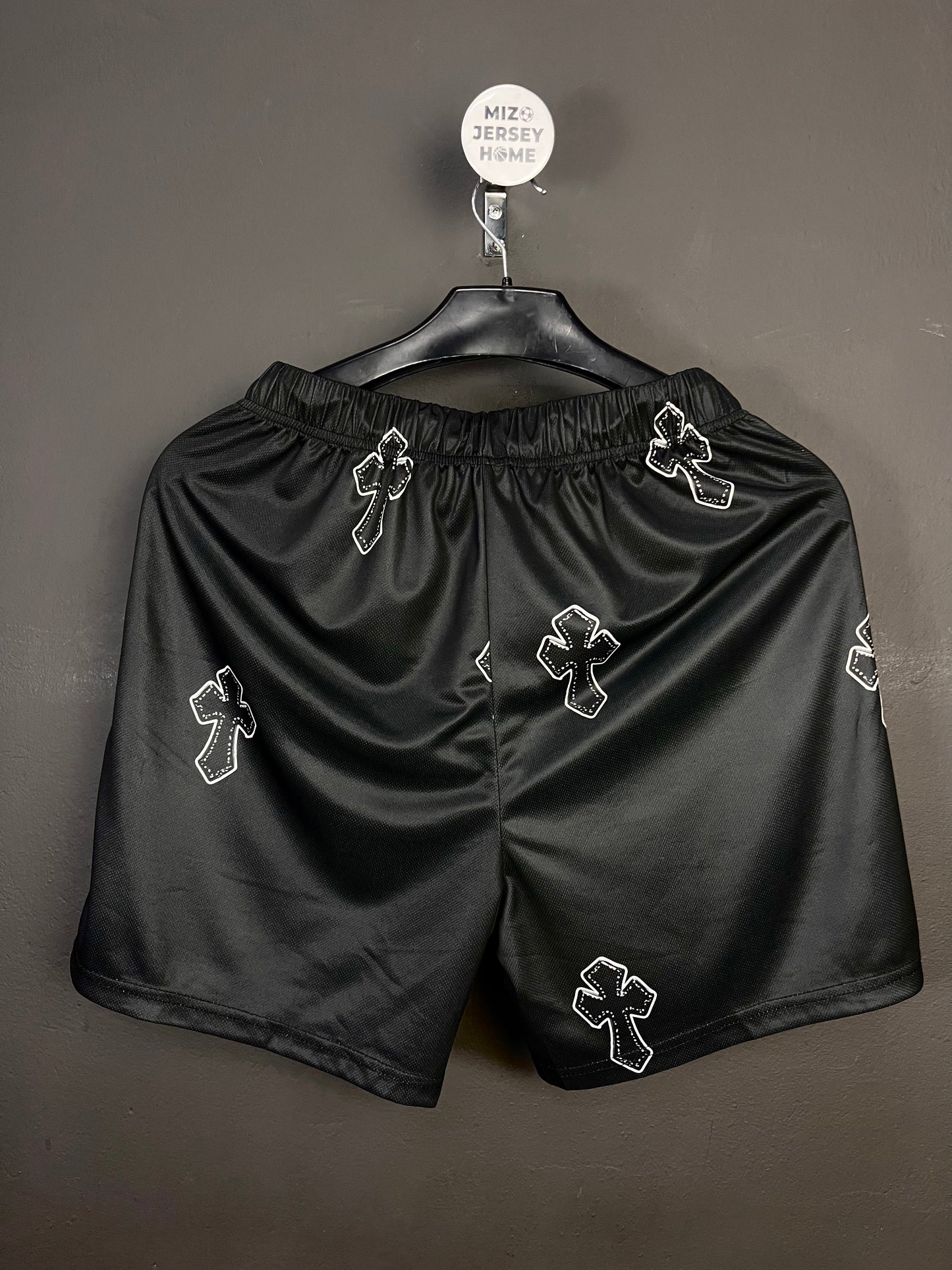 Chrome Hearts Solid Black Sublimation Shorts