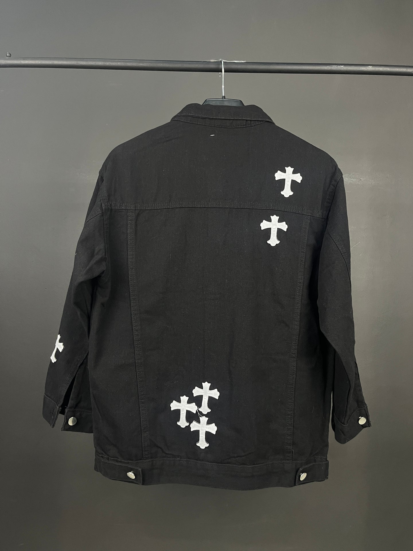 Chrome Hearts Denim Black Jacket
