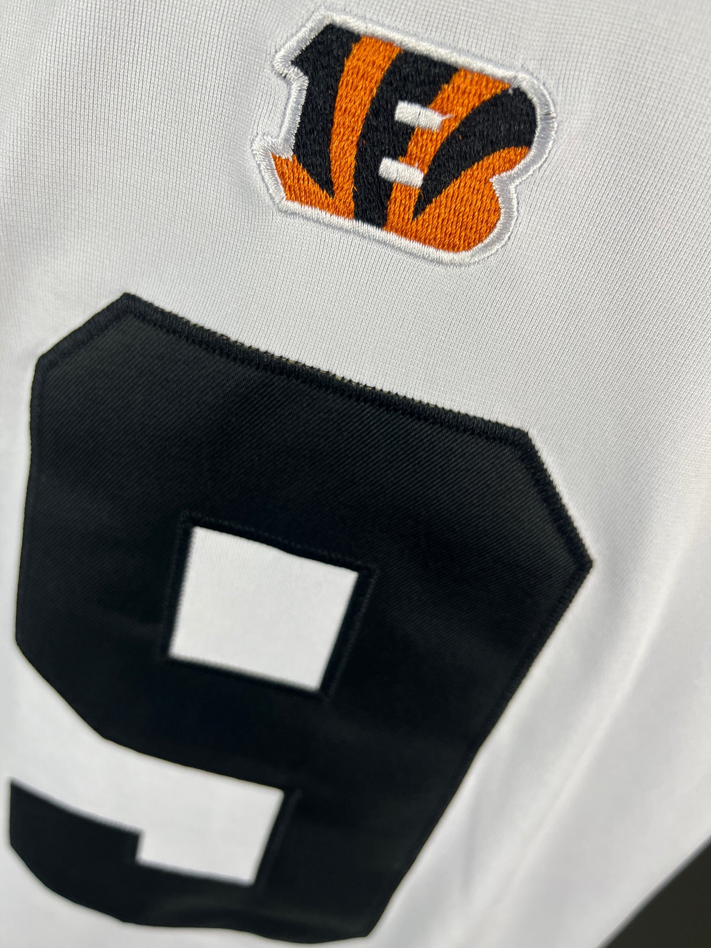BURROW 9 White Cincinnati Bengals NFL Jersey