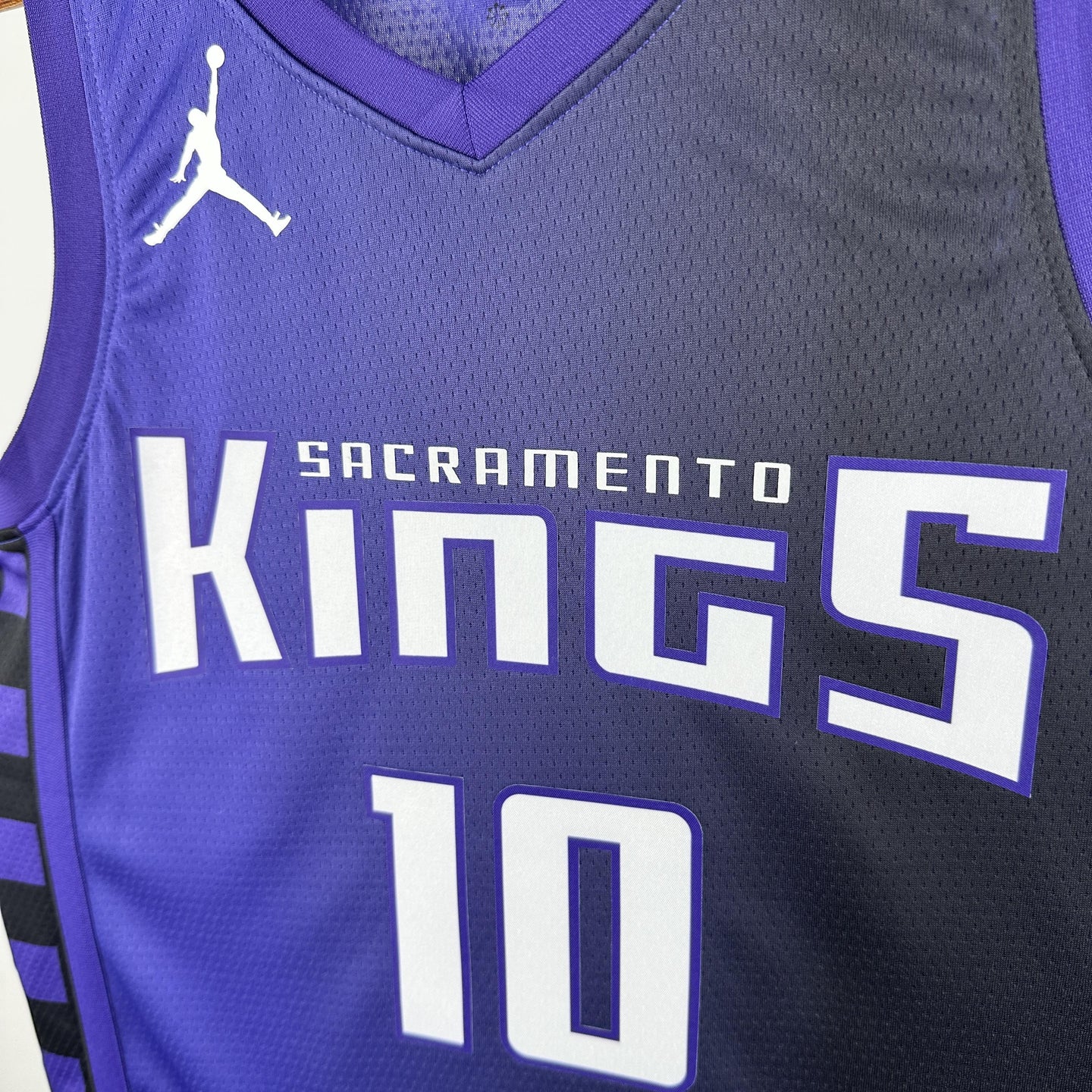 DeROZAN 10 Purple Sacramento Kings Heat Pressed Edition NBA Jersey