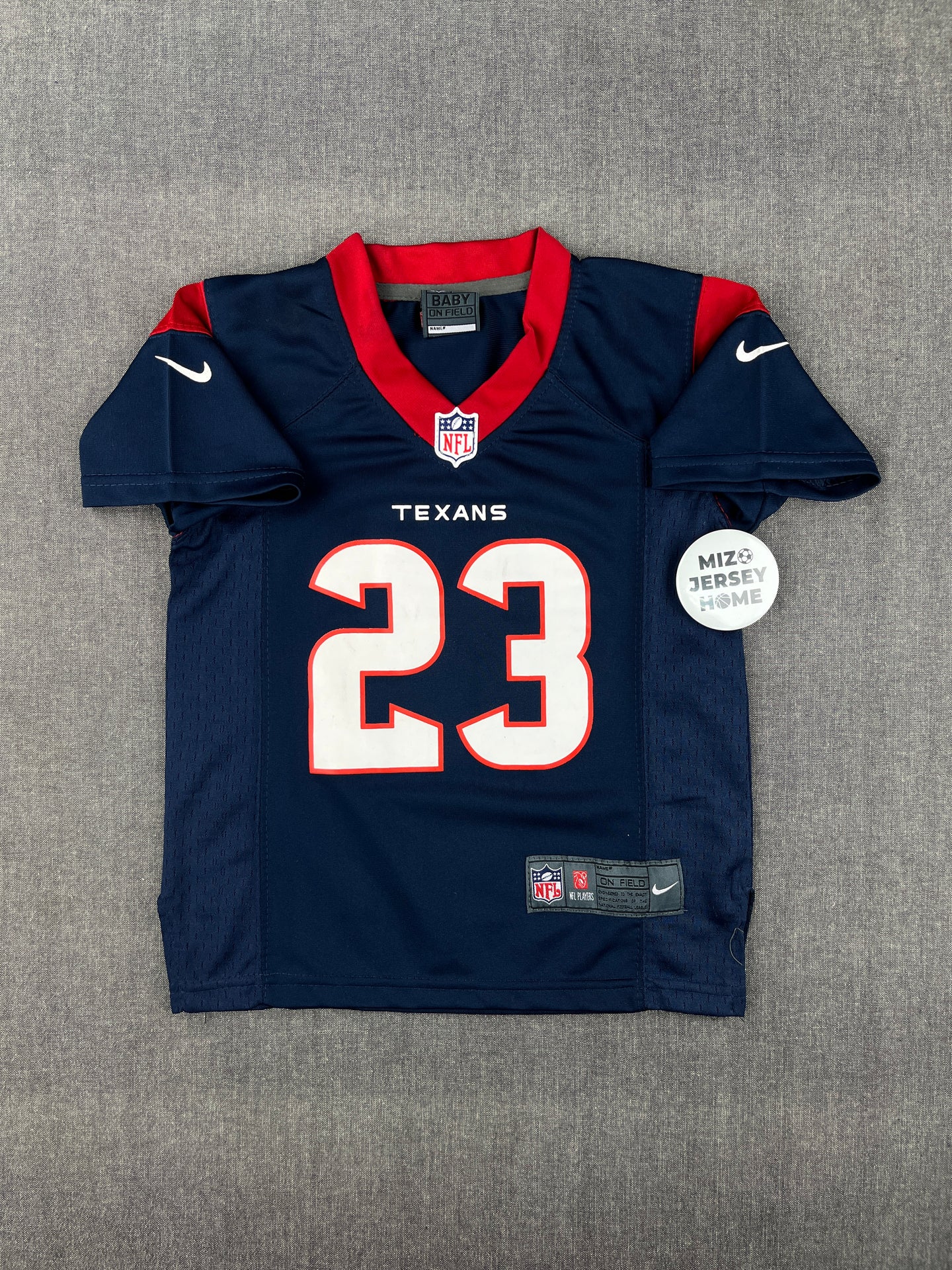 FOSTER 23 NAVY HOUSTON TEXANS NFL KIDS JERSEY
