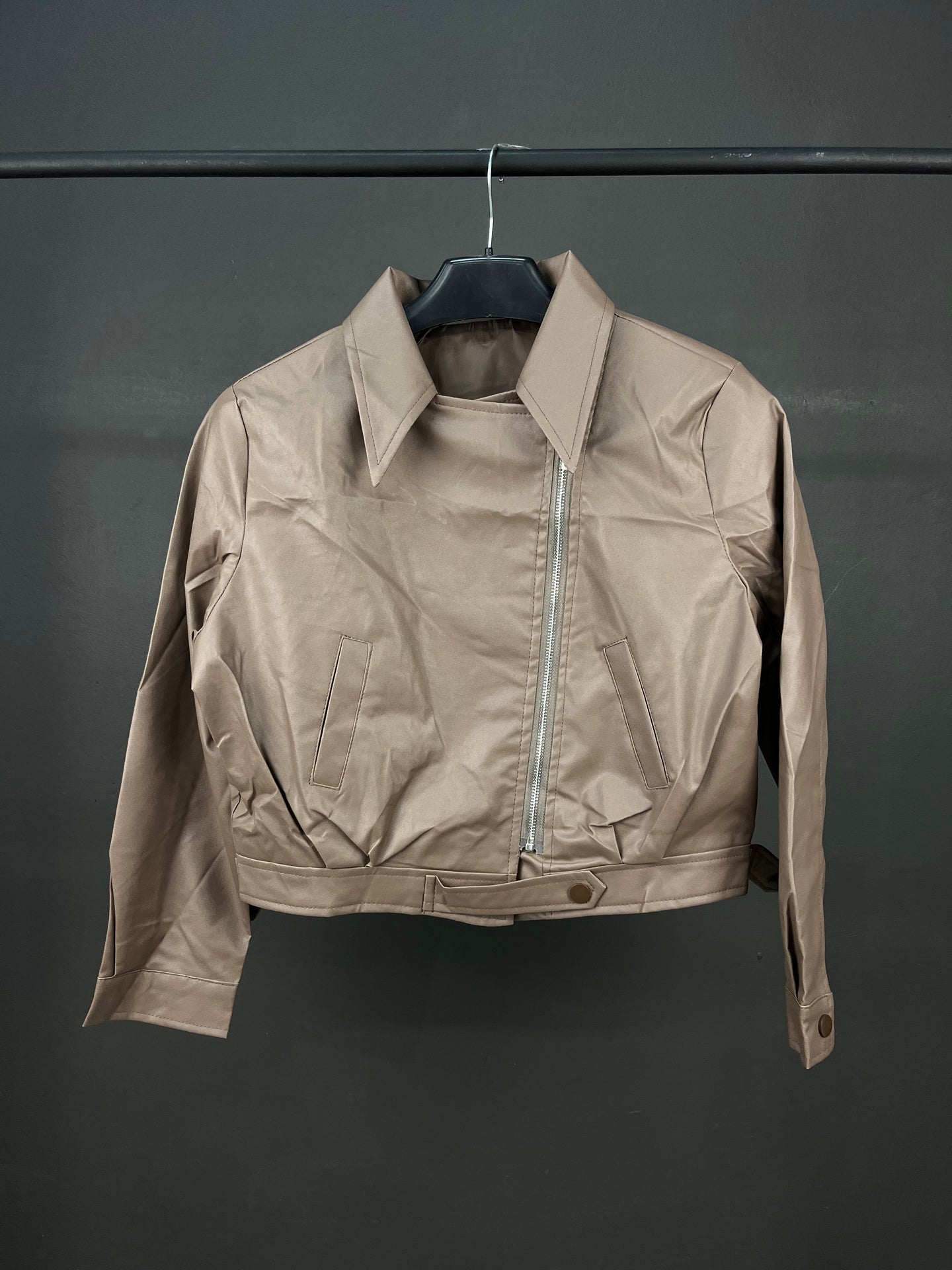 Women Brown Leather Jacket