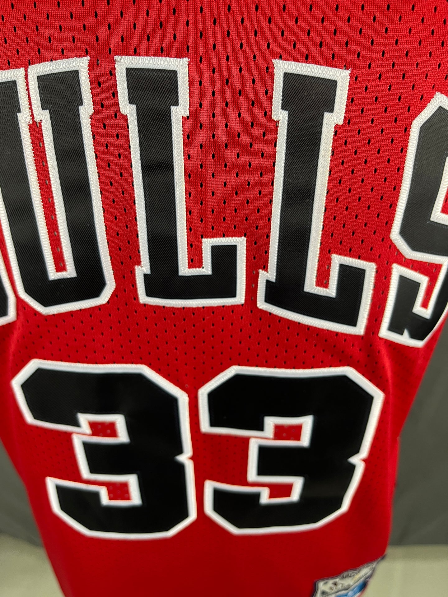Pippen 33 Chicago Bulls Red NBA Jersey
