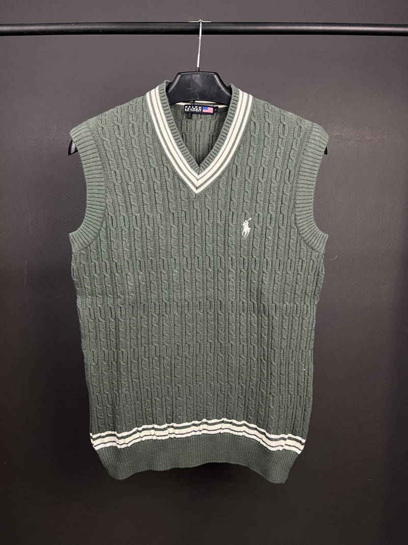 Ralph Lauren Soft Patterned Pull Over Green