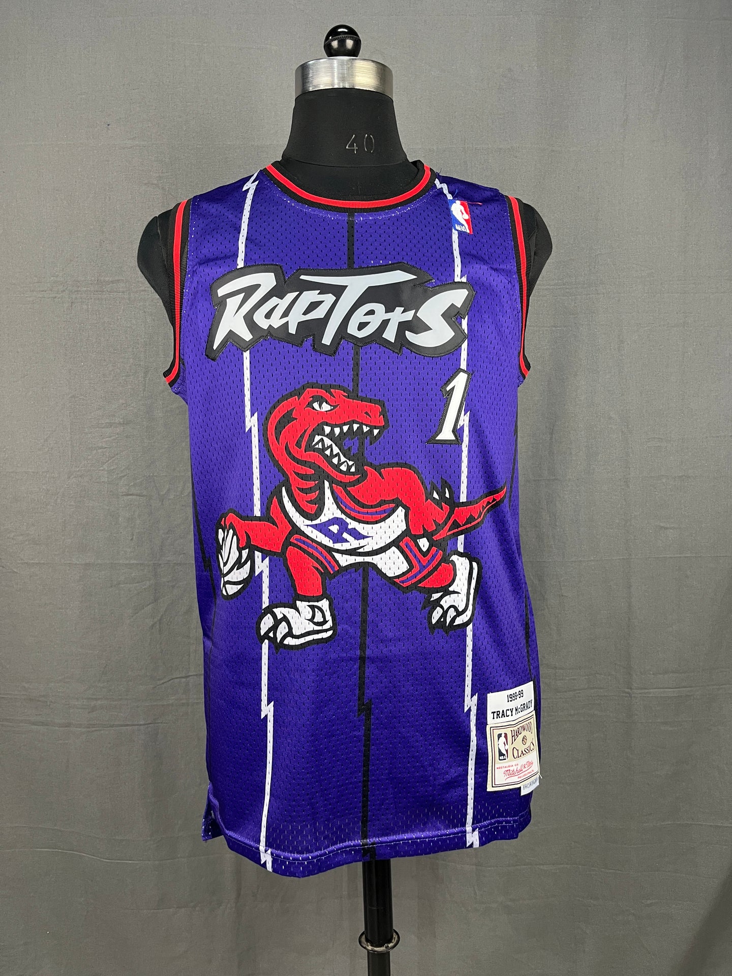 McGrady 1 Toronto Raptors Purple NBA JERSEY