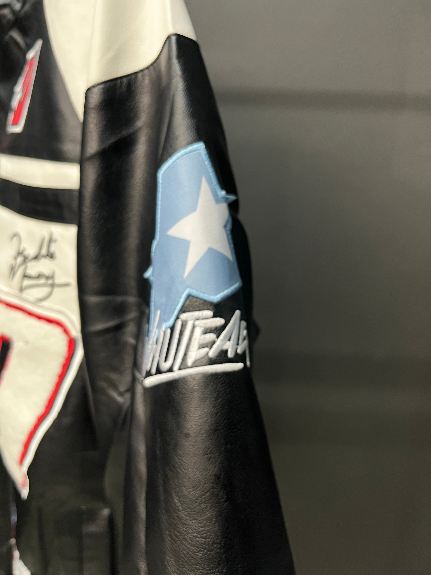 Retro Racing Team Jacket Black/White