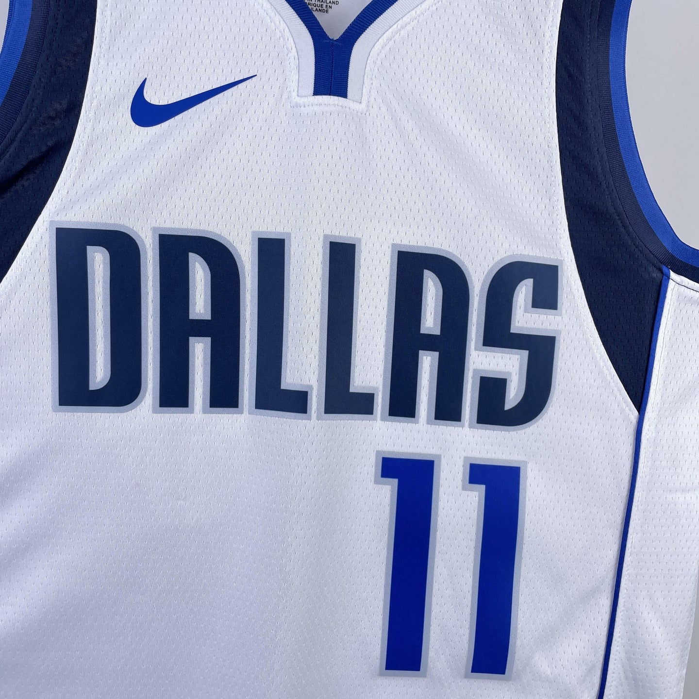 KYRIE IRVING 11 White Dallas Mavericks Heat Pressed Edition NBA Jersey
