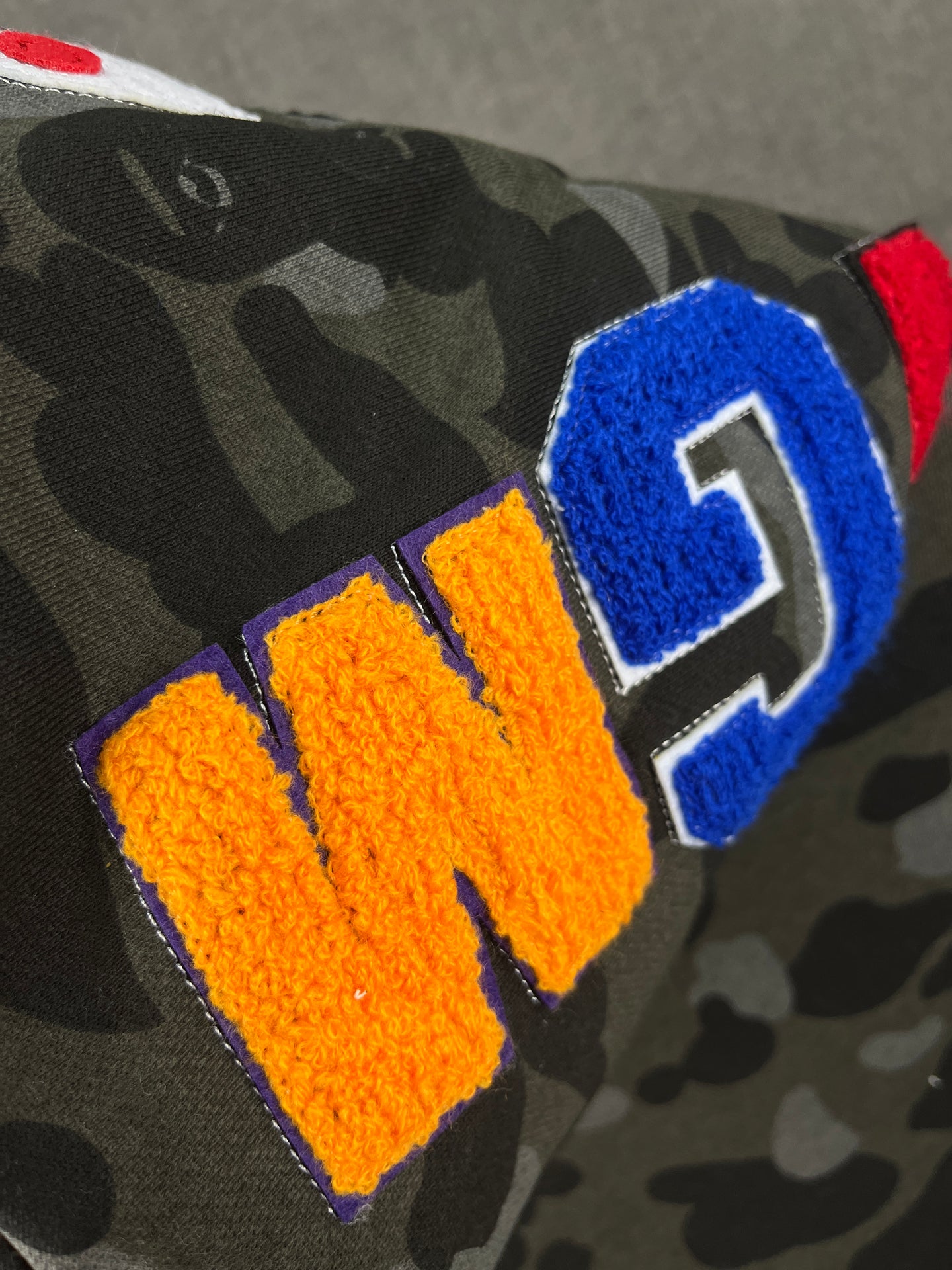 Bape Camo Full Zip-up Hoodie