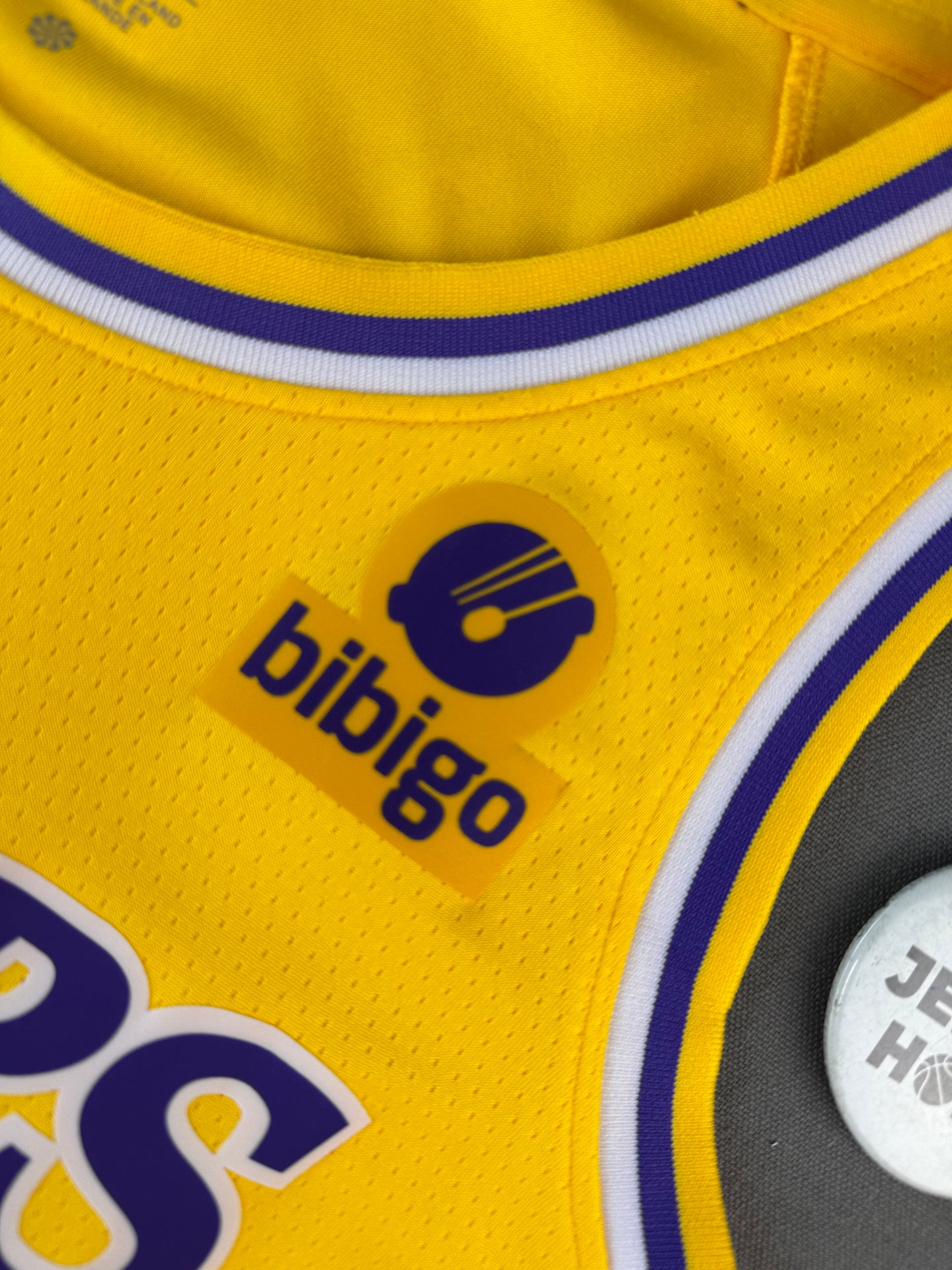 CHAEWON 81 Los Angeles Lakers Yellow Heat Pressed Edition NBA Jersey