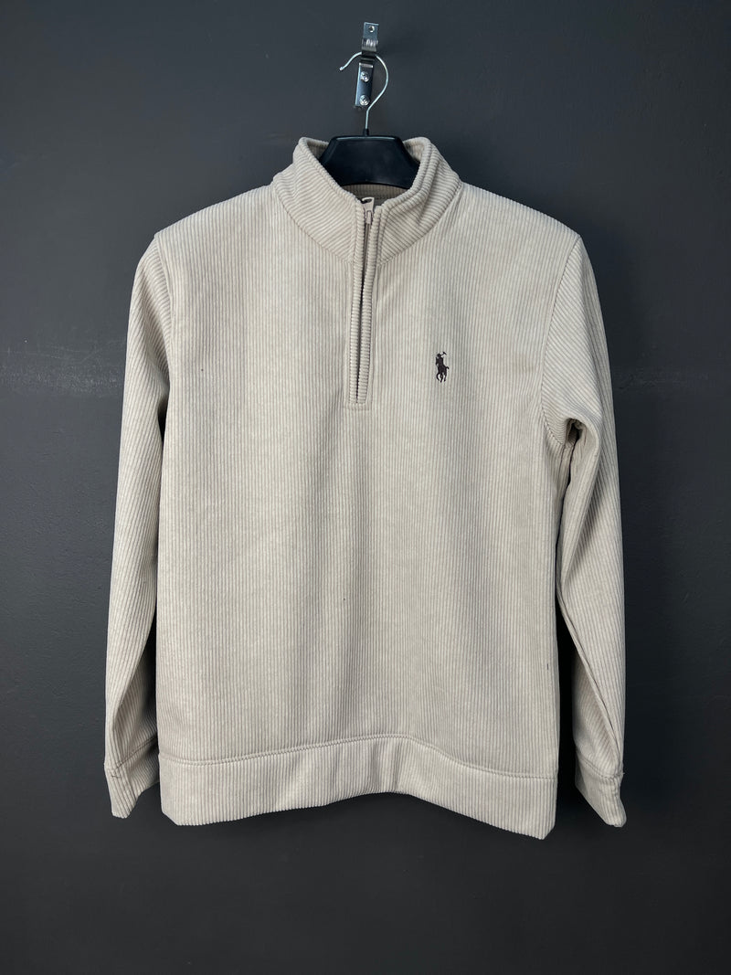 Ralph Lauren Quarter Zip Sweater Beige