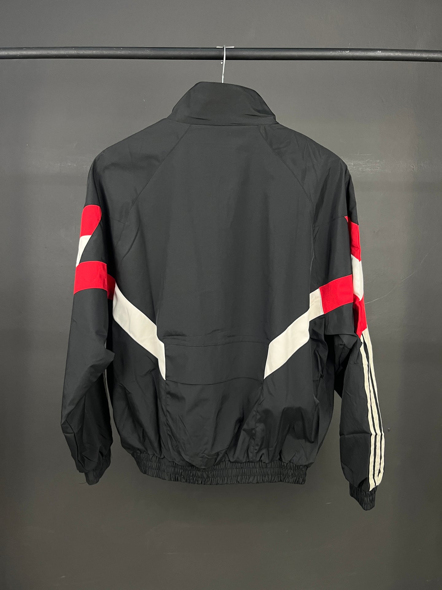 Manchester United Black Windbreaker Jacket