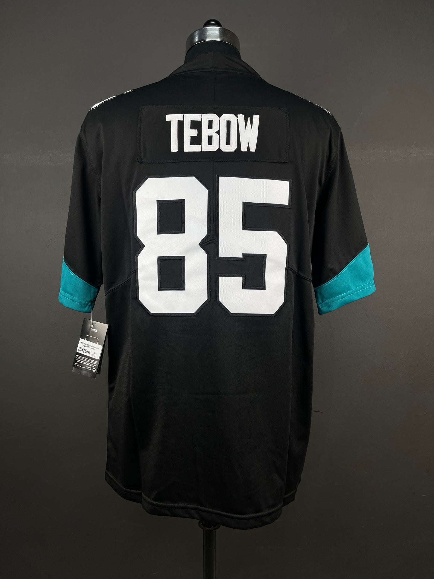 TEBOW 85 Black Jacksonville Jaguars NFL Jersey
